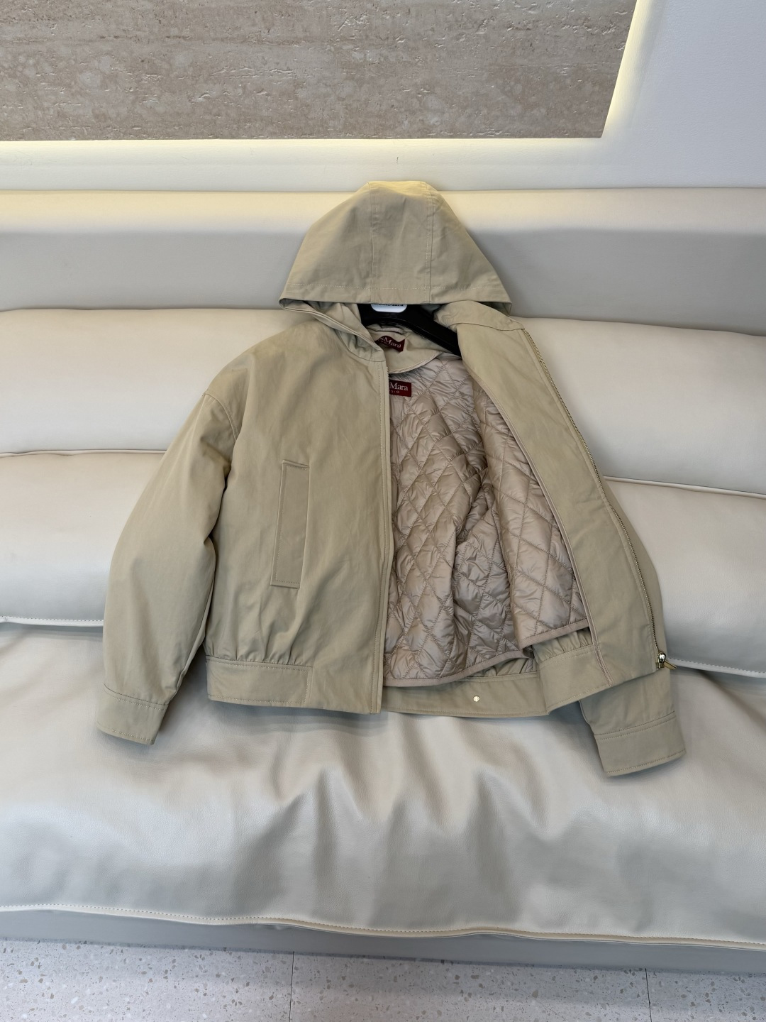 MX720#新款两件套⚠️🌾 max mara  原标高定版 两件套 夹克配51% 羊绒夹袄两件套 均可以 拆开单穿哦 