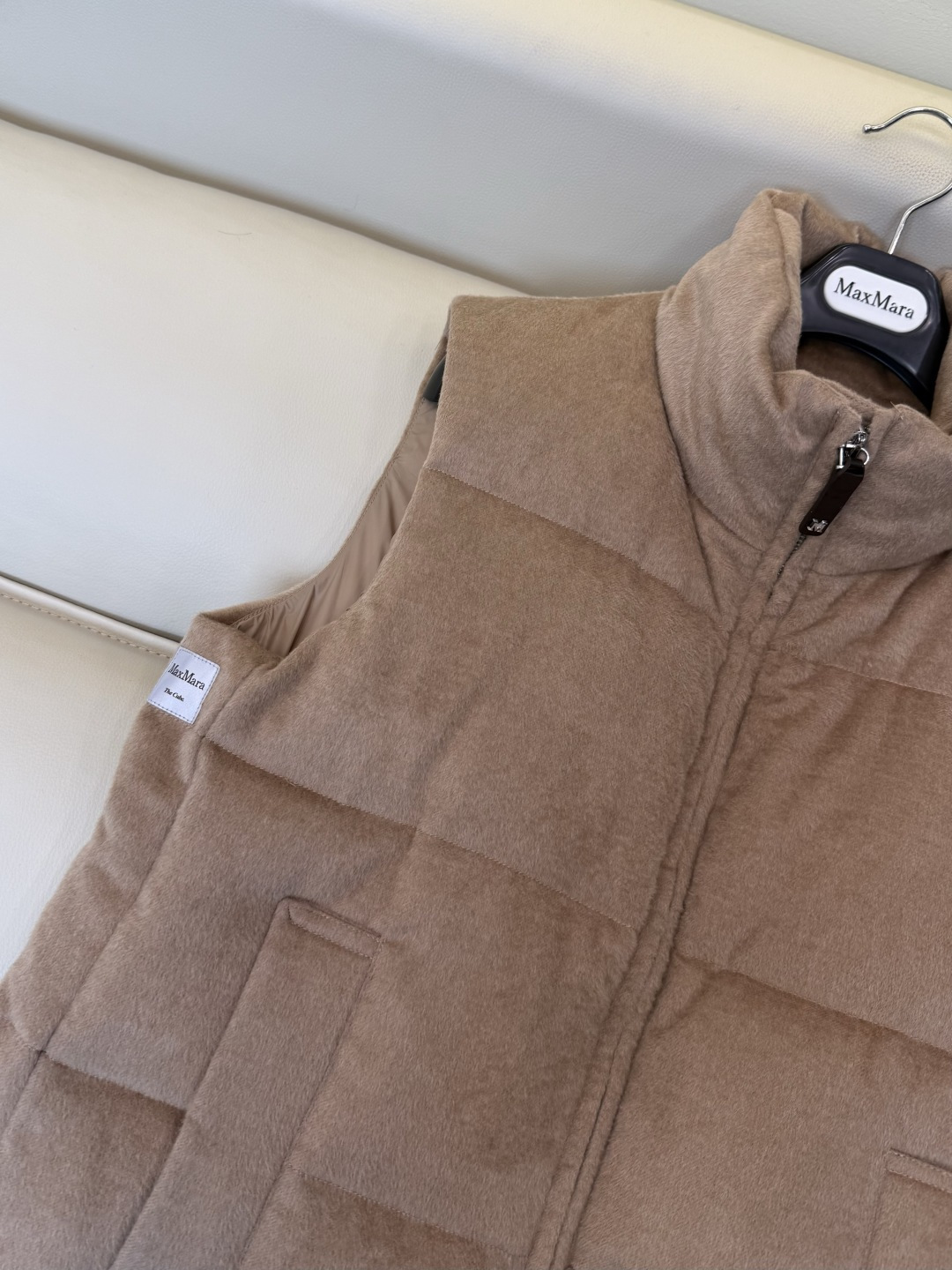 MX716#新款羽绒服⚠️🌾 max mara  原标顶级版 100% 羊绒 内充90% 鹅绒羽绒服马甲 米色/驼色/燕