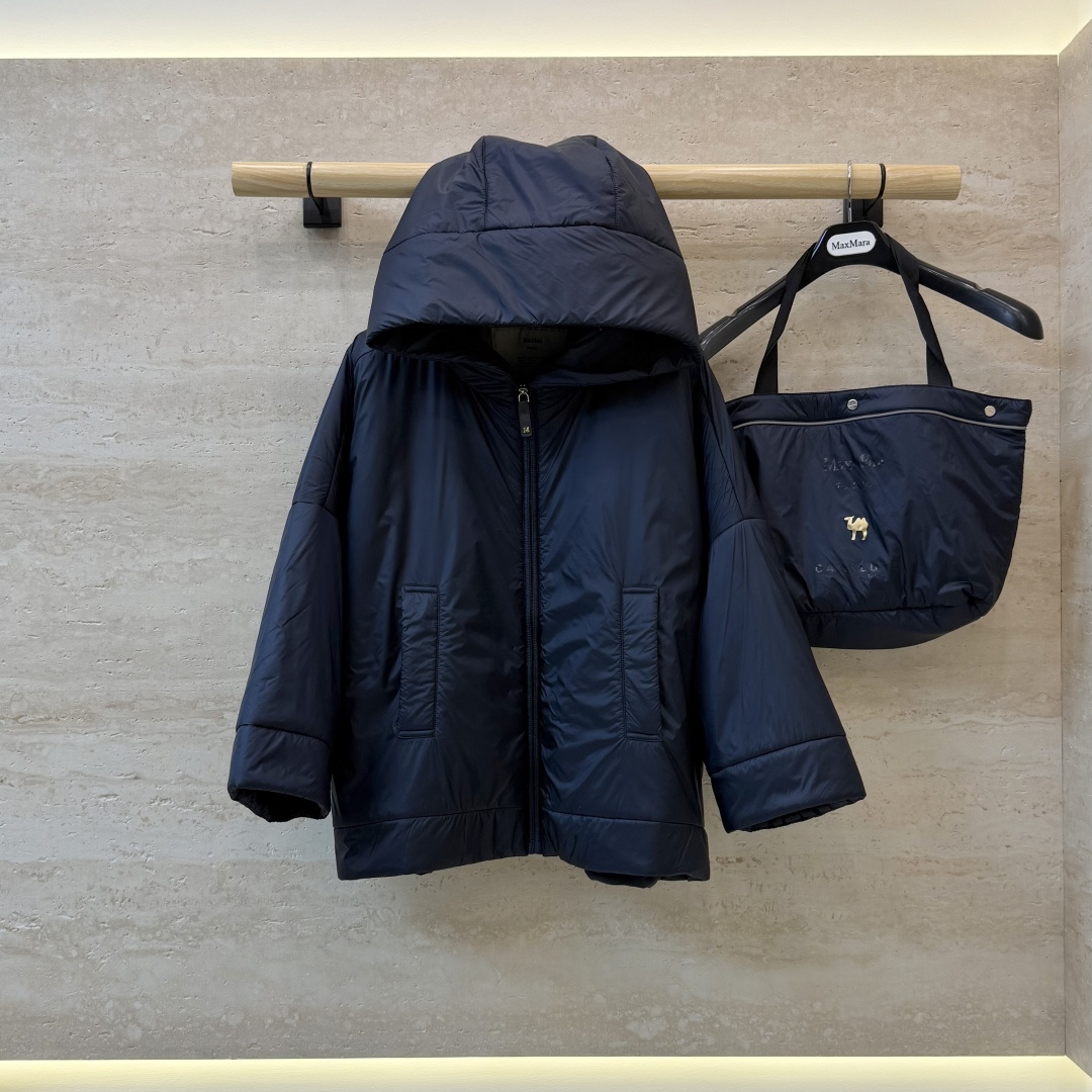 MX728#新款驼绒服⚠️🌾 Max拉链款 48% 骆驼绒 4%桑蚕丝 进口面料 骆驼绒棉服 黑色/藏青色/橄榄绿 38