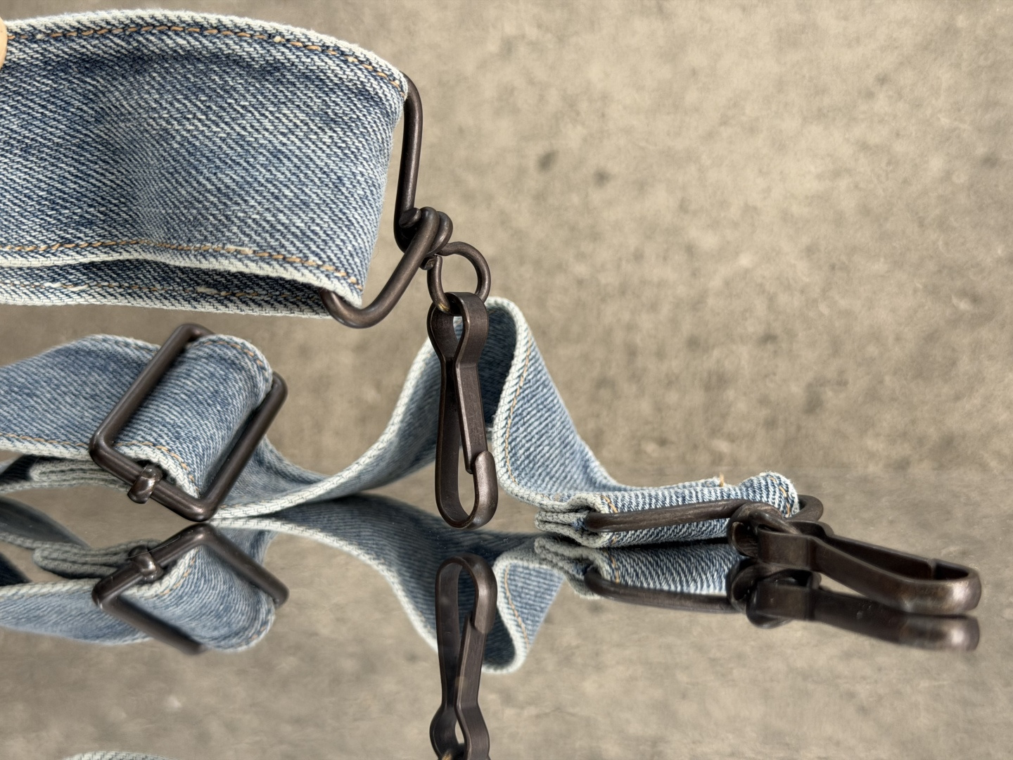 Balenciaga Style Black Denim Shoulder Bag style reference detail image 8 from source 776302