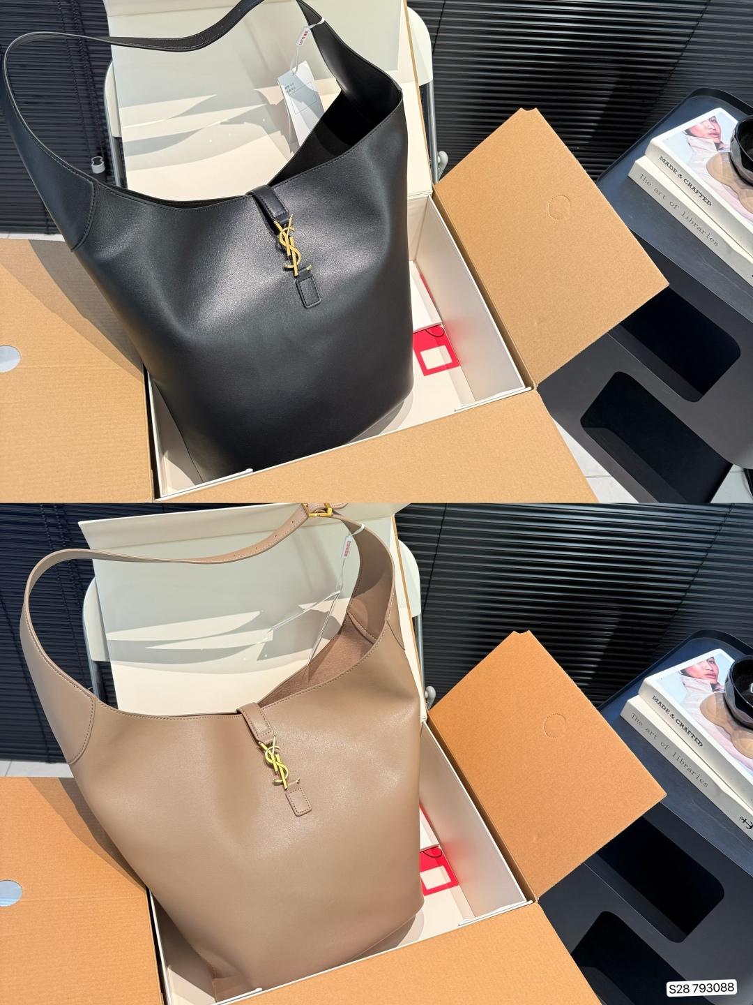 P190 scatola di carta pieghevole Box di piegatura Saint Laurent Bag YSL DEVE ACQUISTARE BAG LE 5A 7 Hobo Get. Inverno versatile! Dimensione: 25 31 Numero articolo 793088