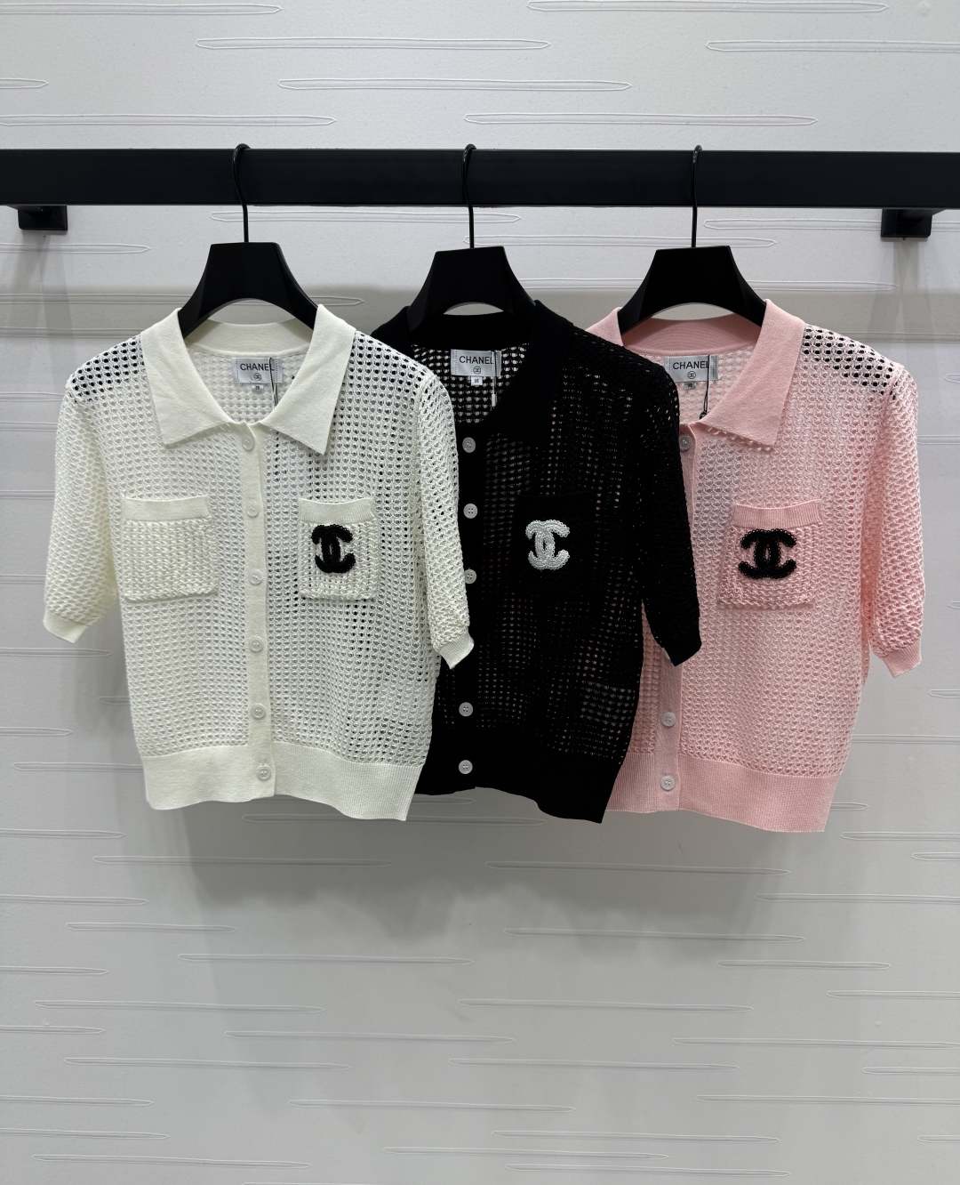 High-Quality Women’s Clothes: New Prototype Spring/Summer 2025 Series, Knitted Shirts, Custom Fit, Stylish, Three Colors.