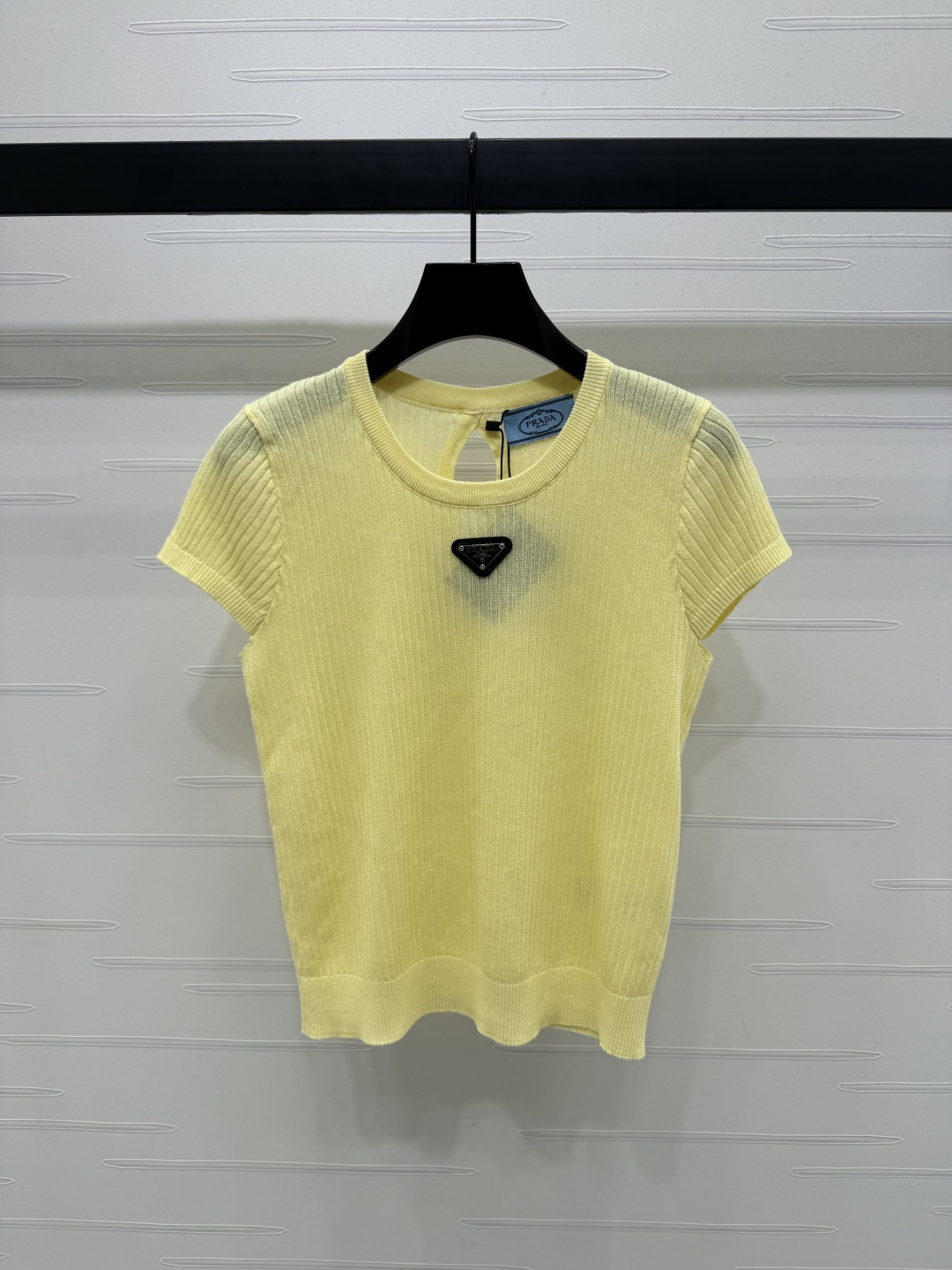 Prada Women's Knit Short Sleeve Top - Comfortable, Stylish, and Versatile