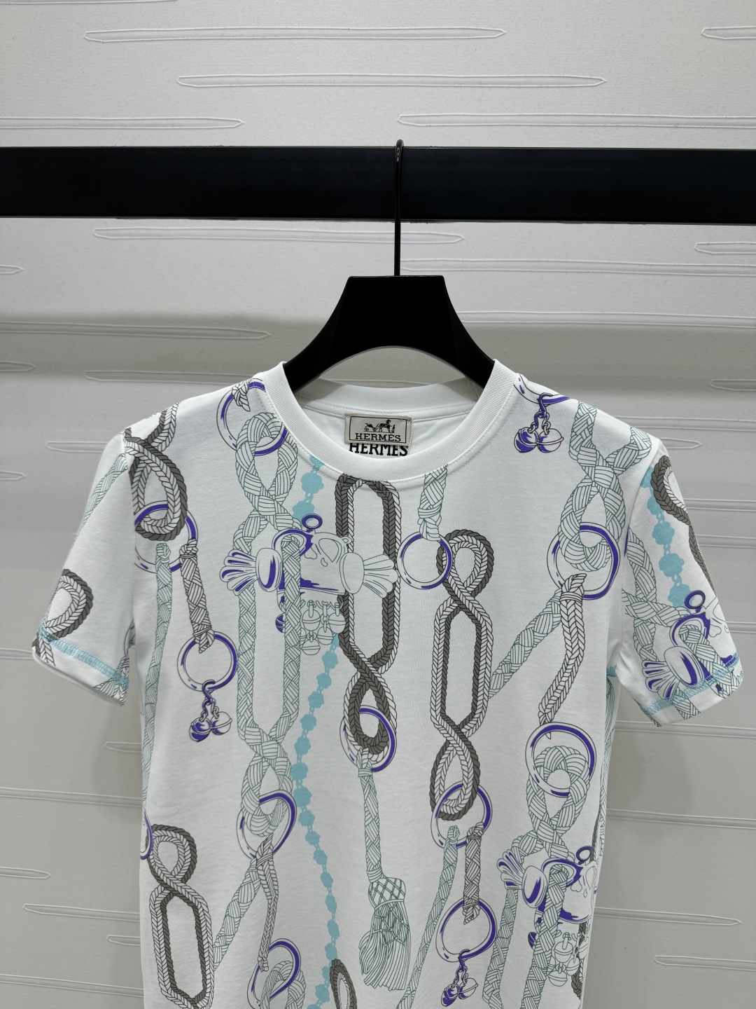 High Quality Women’s Rope T-shirts: Hermes Spring/Summer 2025 Collection - 图片 4