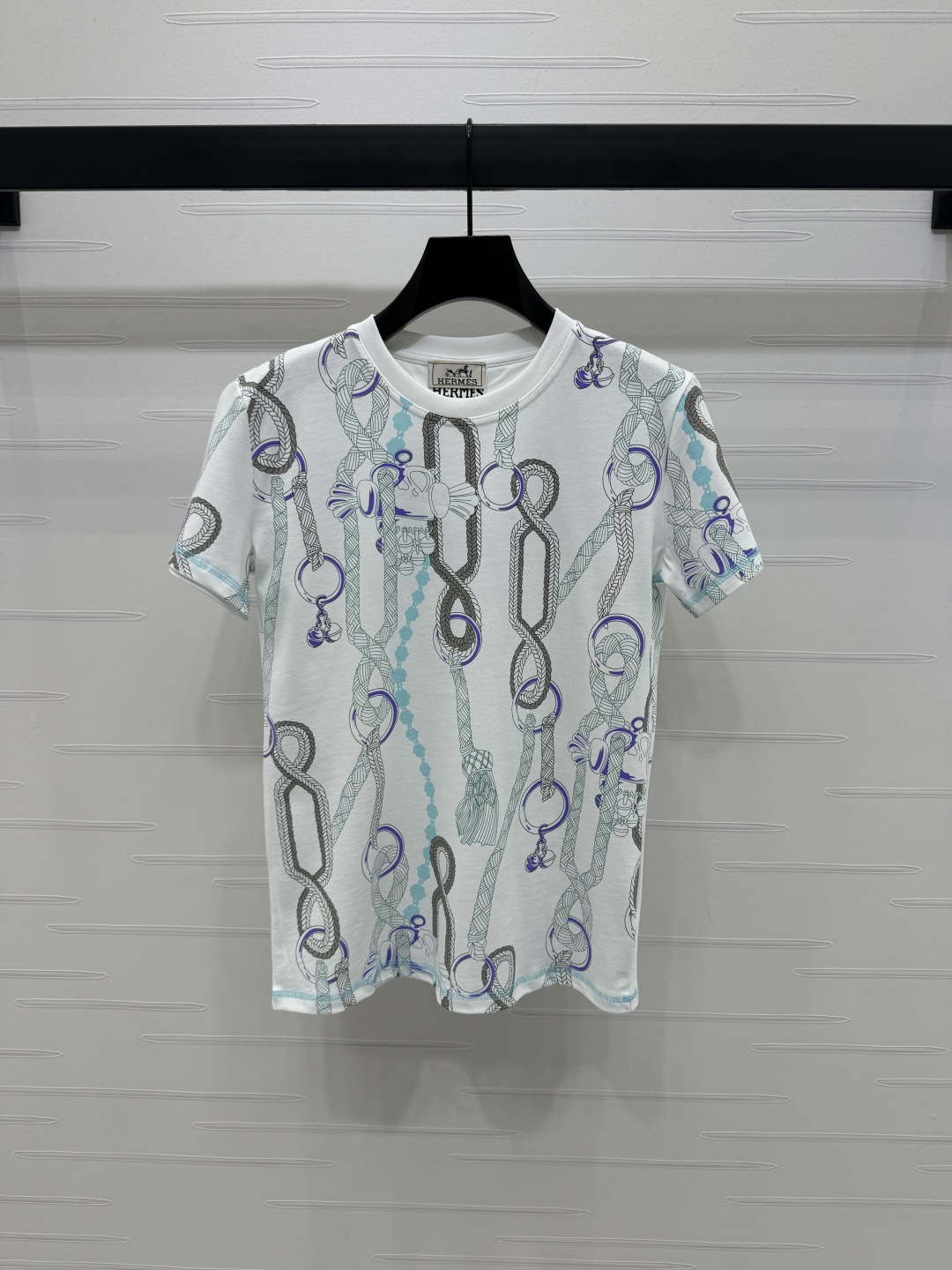 High Quality Women’s Rope T-shirts: Hermes Spring/Summer 2025 Collection - 图片 1