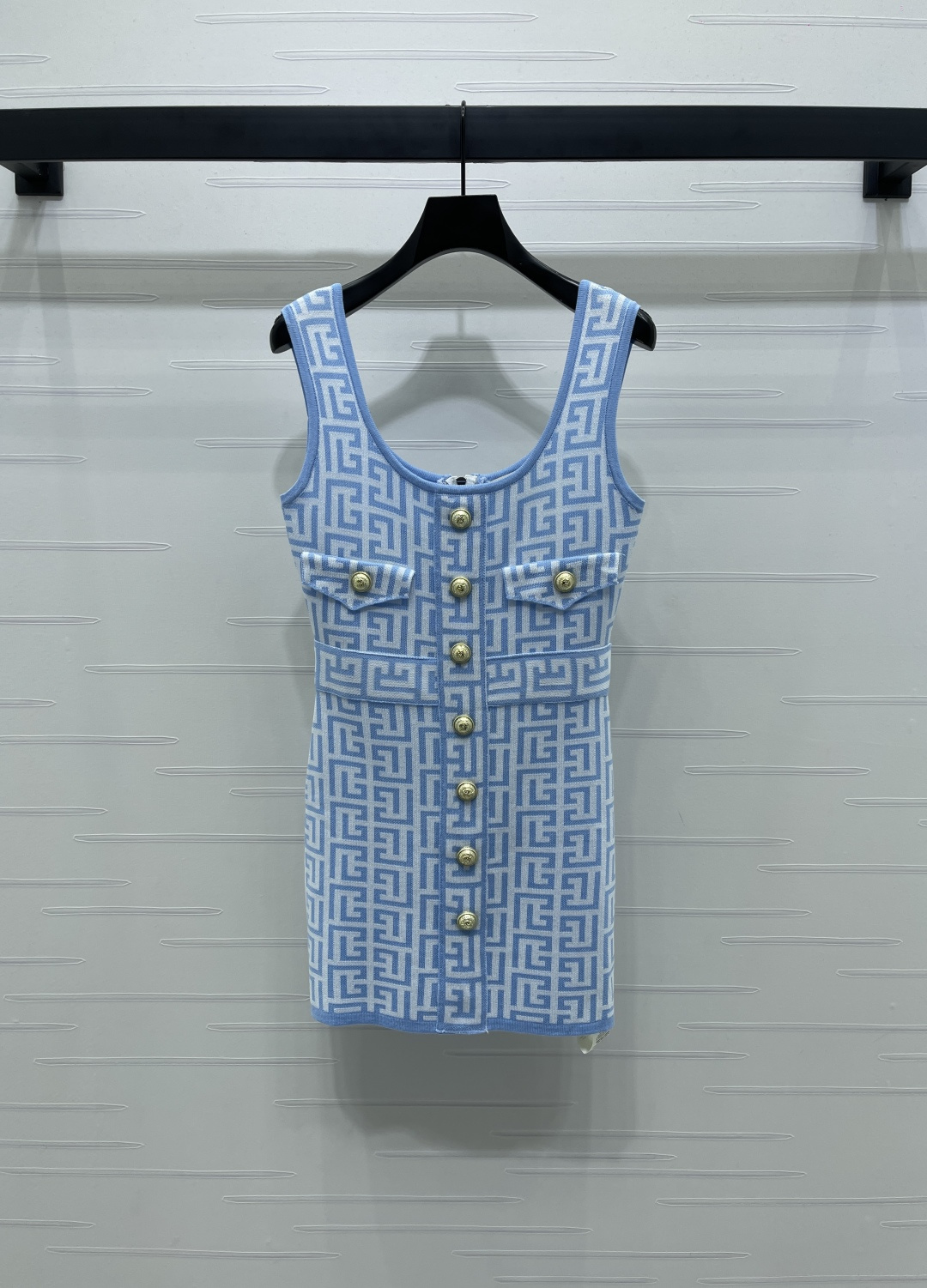 2025 Balmai Knitted Vest Dress: High-Quality Women’s Suit with Stylish Details - 图片 1