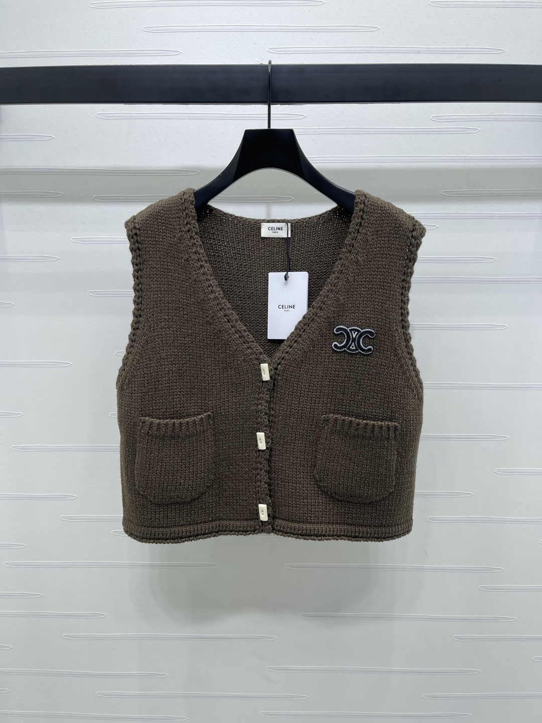 “2025 CELIN* Women’s V-Cruising Vest Suit: High-Quality Custom Wool Line-Making” - 图片 1