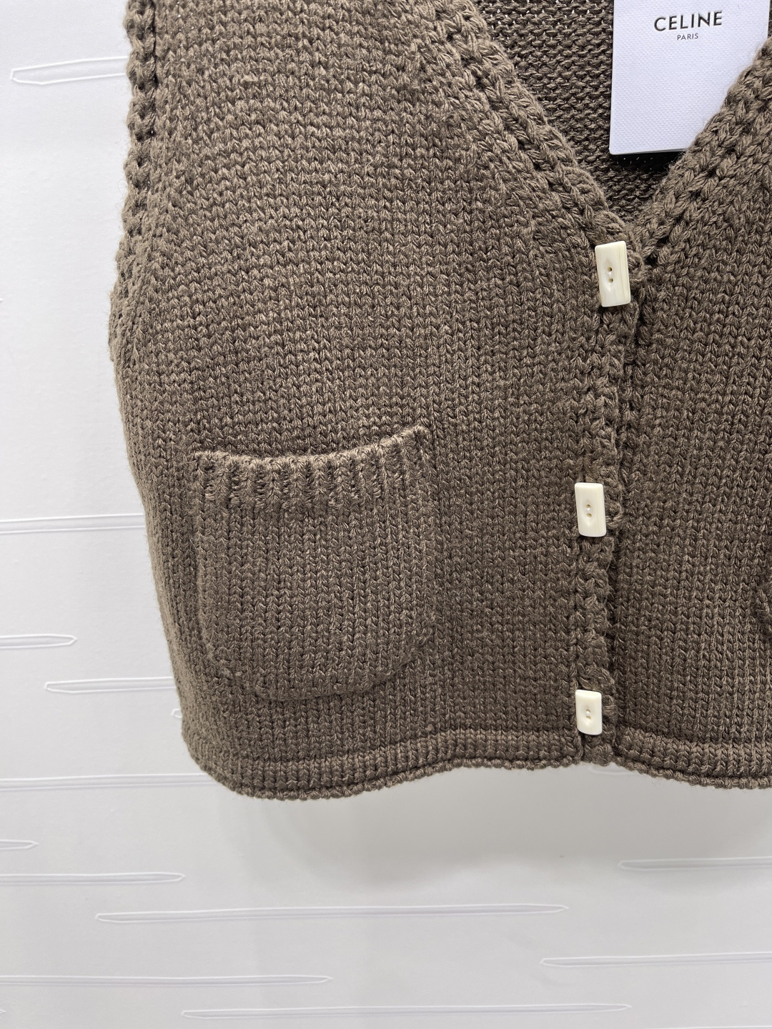 “2025 CELIN* Women’s V-Cruising Vest Suit: High-Quality Custom Wool Line-Making” - 图片 5