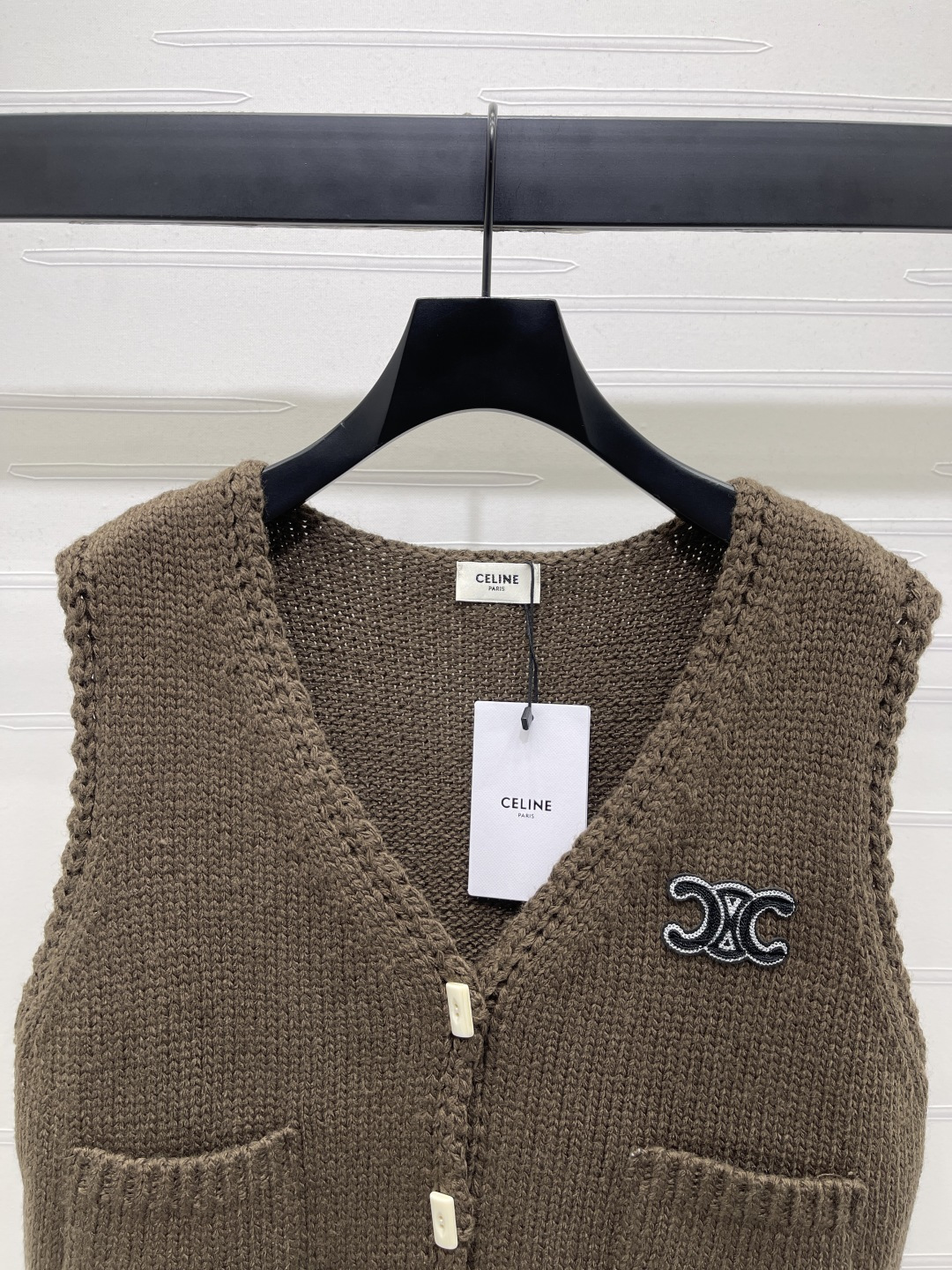 “2025 CELIN* Women’s V-Cruising Vest Suit: High-Quality Custom Wool Line-Making” - 图片 4