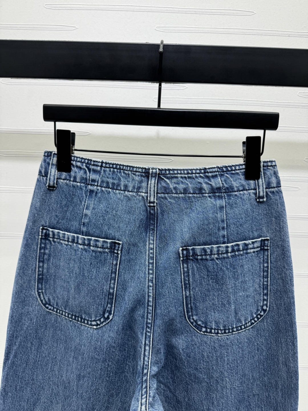 “2025 Fall Women’s Suit: Customized Cotton Jeans with High Waist and Wide Legs | High-Quality Fashion” - 图片 6