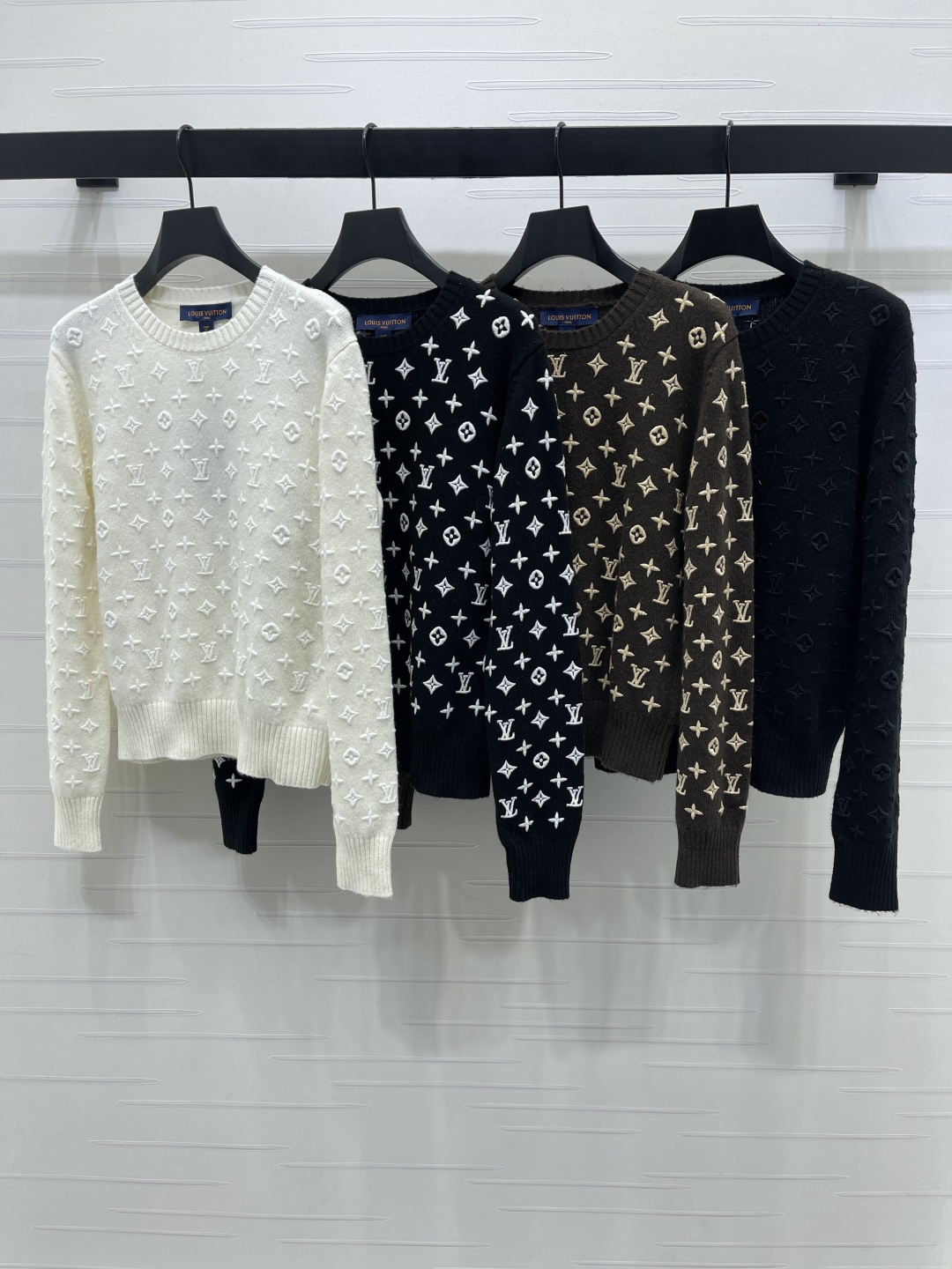 Louis Vuitton Embroidered Jacquard Sweater | Classic Logo, Premium Quality