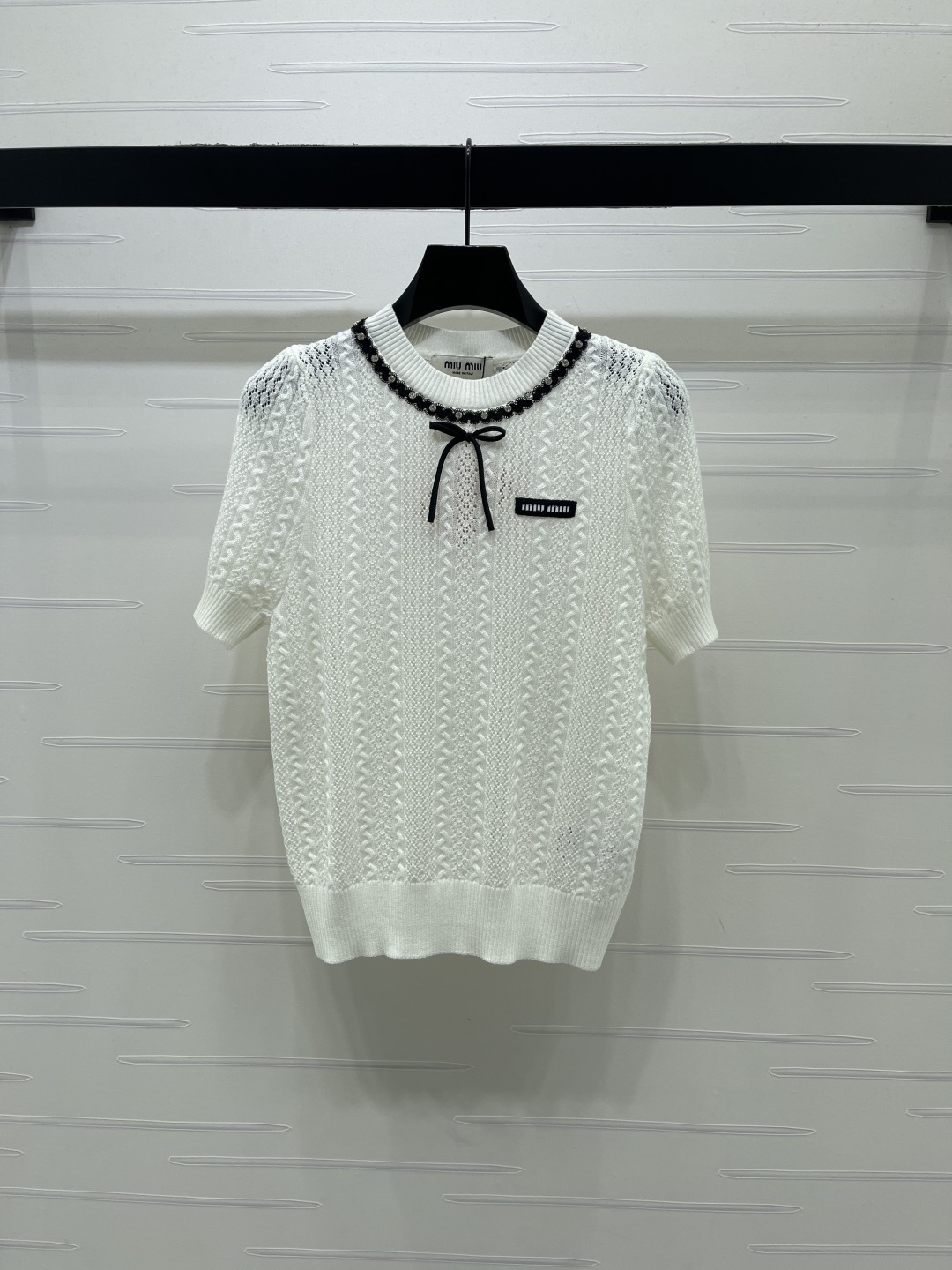 미우미우 여성 반팔 52484