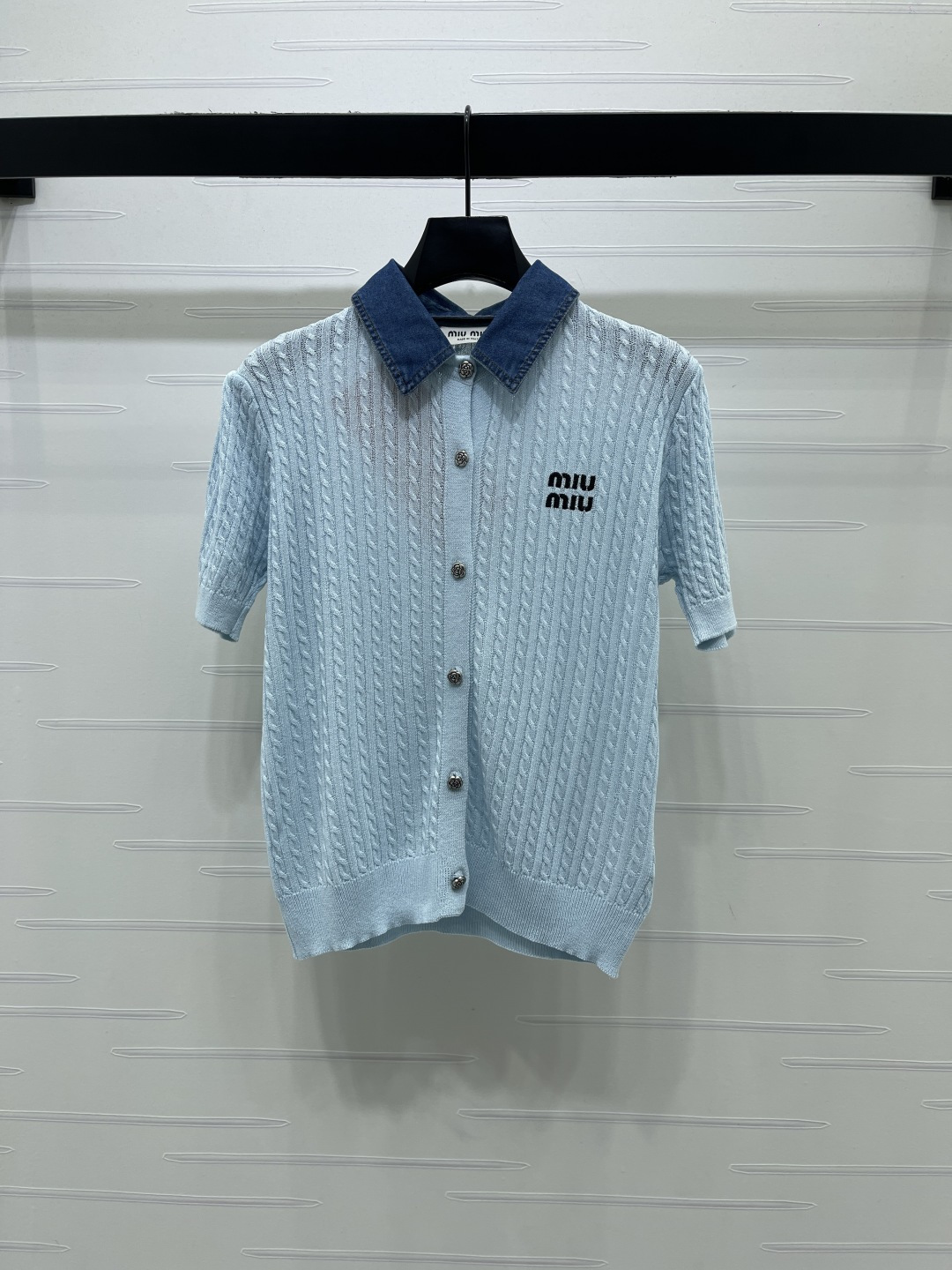 미우미우 여성 반팔 101816 Miu Miu T Shirt