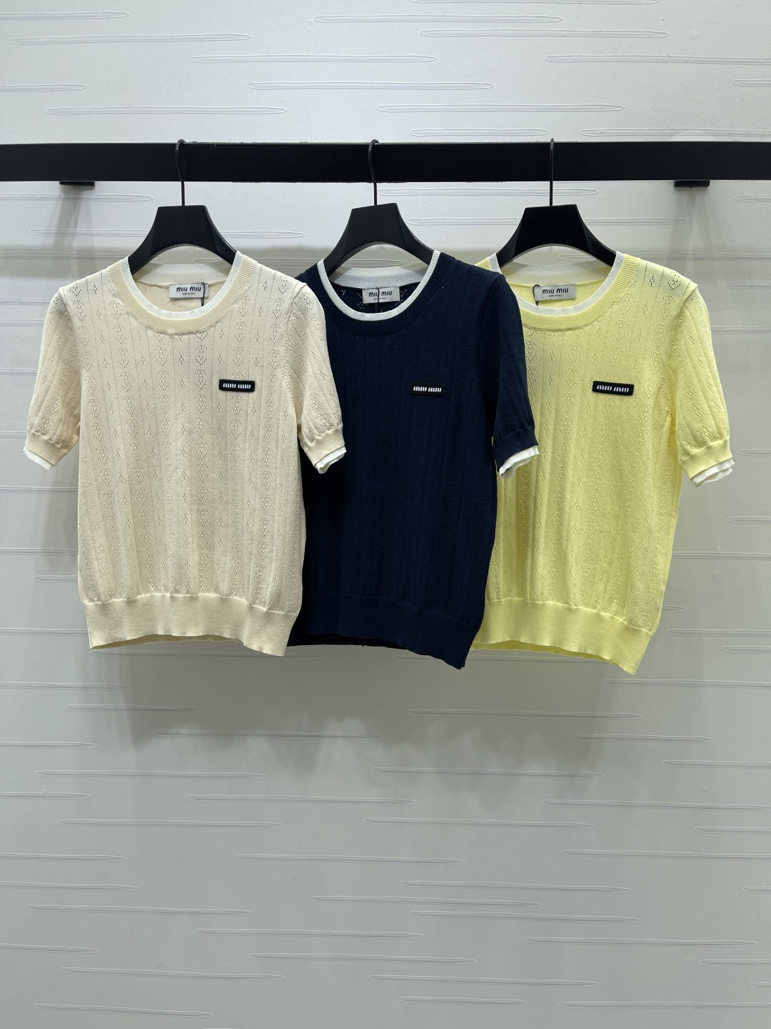 미우미우 여성 반팔 101793 Miu Miu T Shirt