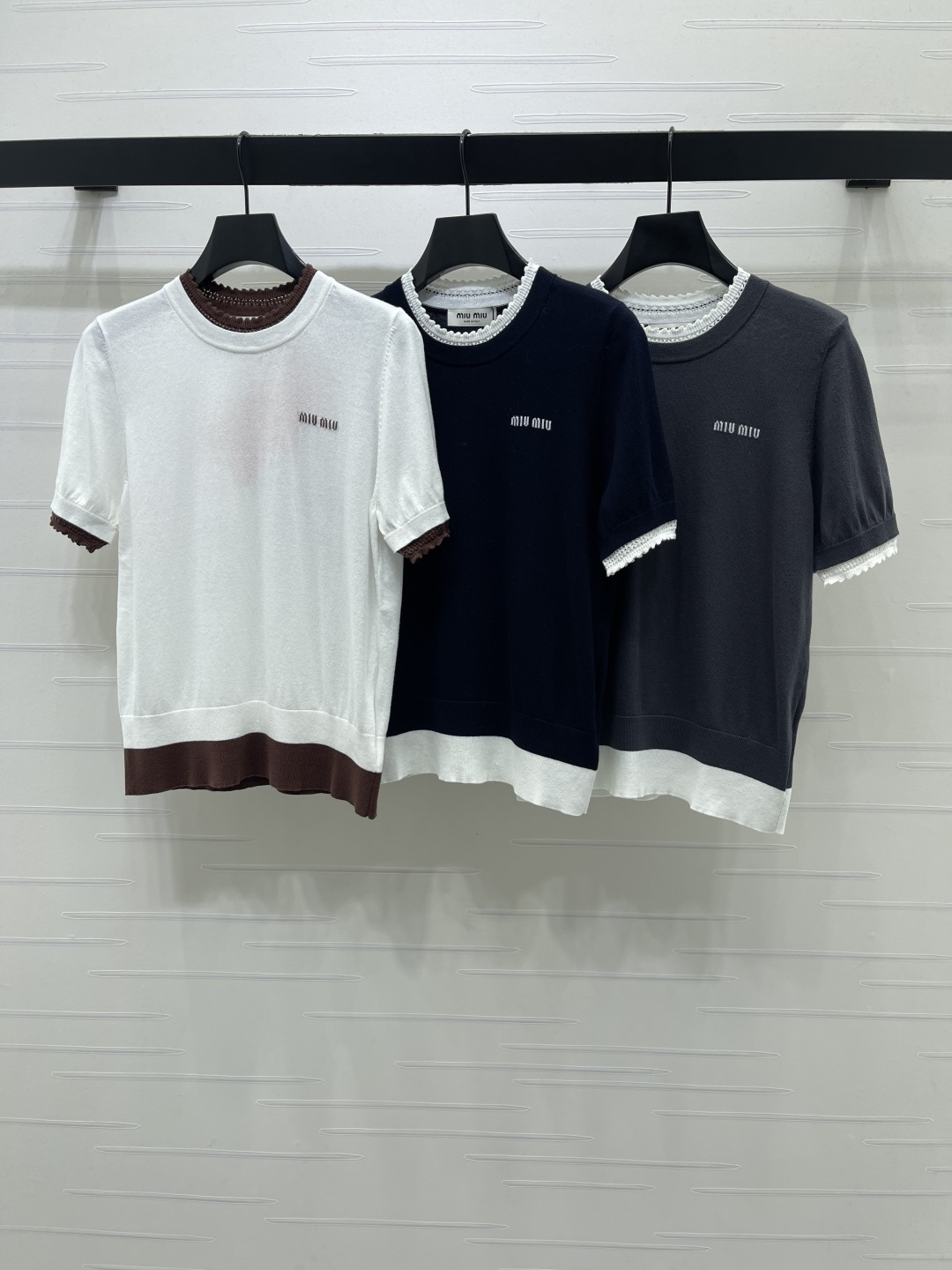 미우미우 여성 반팔 101778 Miu Miu T Shirt