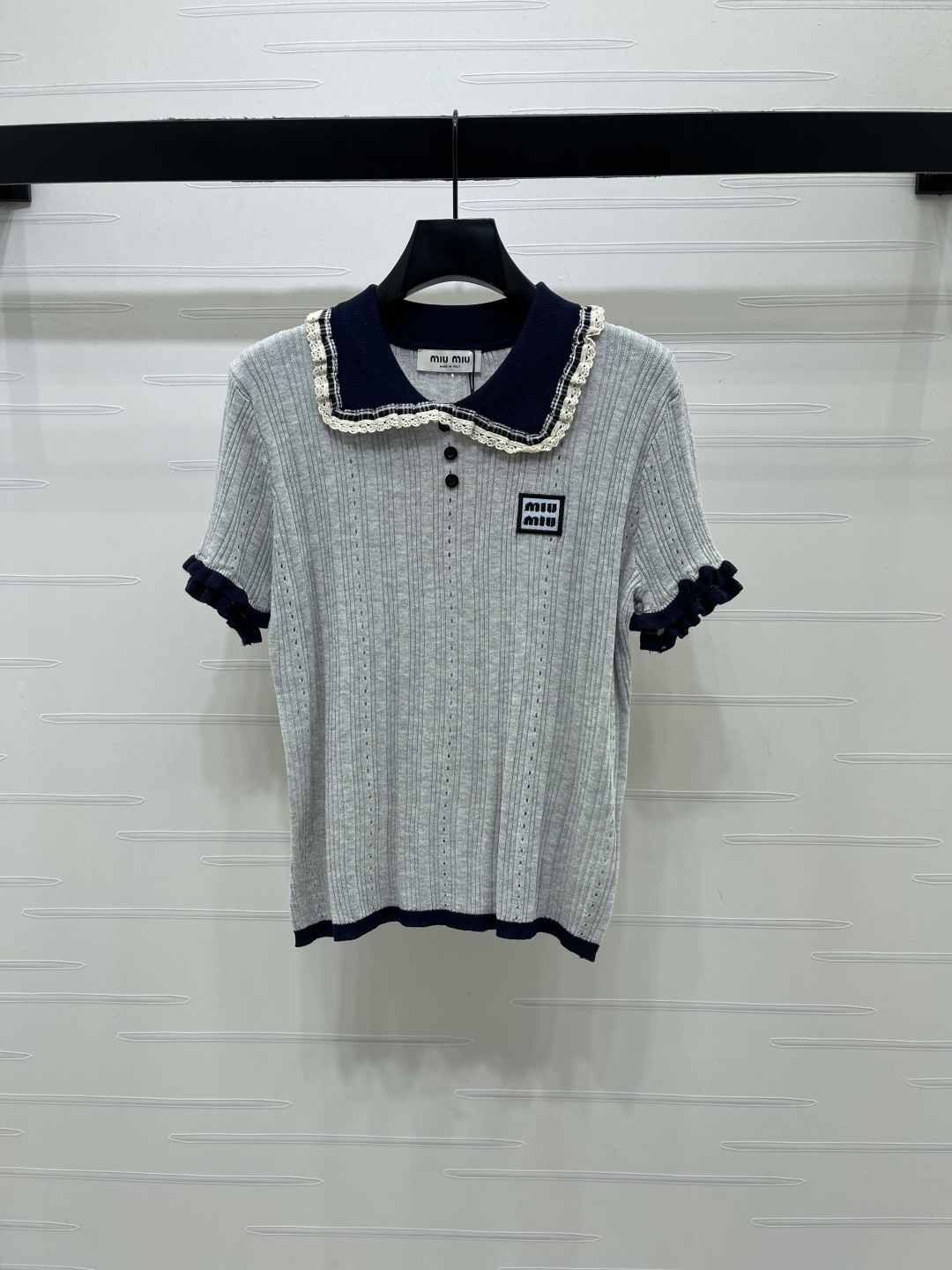 미우미우 여성 반팔 101763 Miu Miu T Shirt
