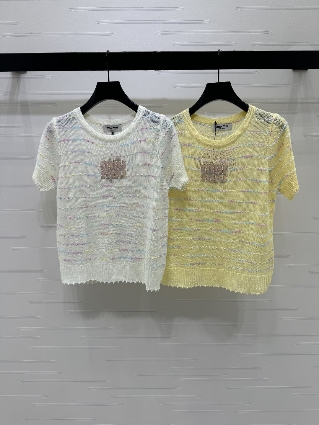 미우미우 여성 반팔 101696 Miu Miu T Shirt