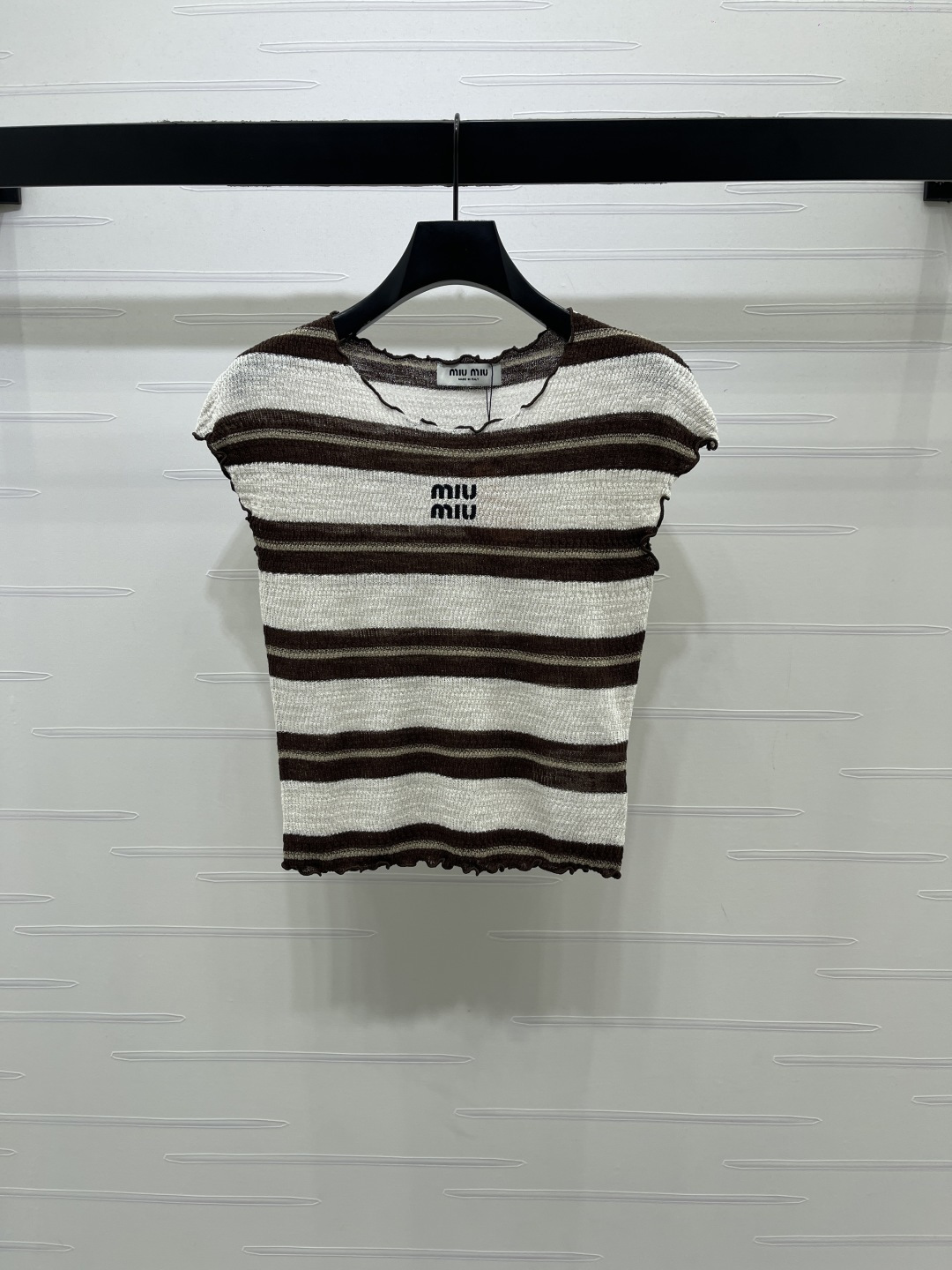 미우미우 여성 반팔 101717 Miu Miu T Shirt