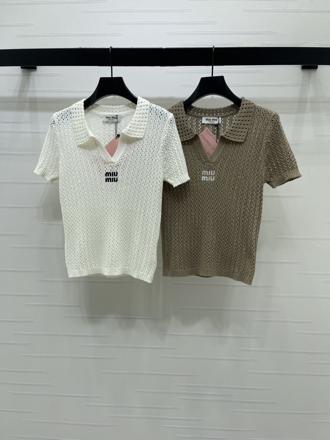 미우미우 여성 반팔 101706 Miu Miu T Shirt