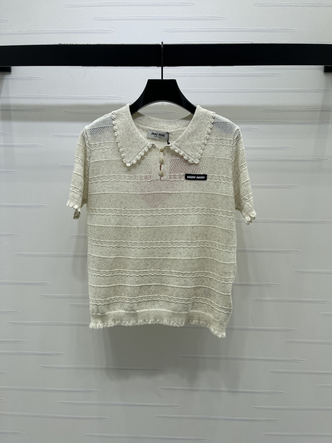 미우미우 여성 반팔 101704 Miu Miu T Shirt