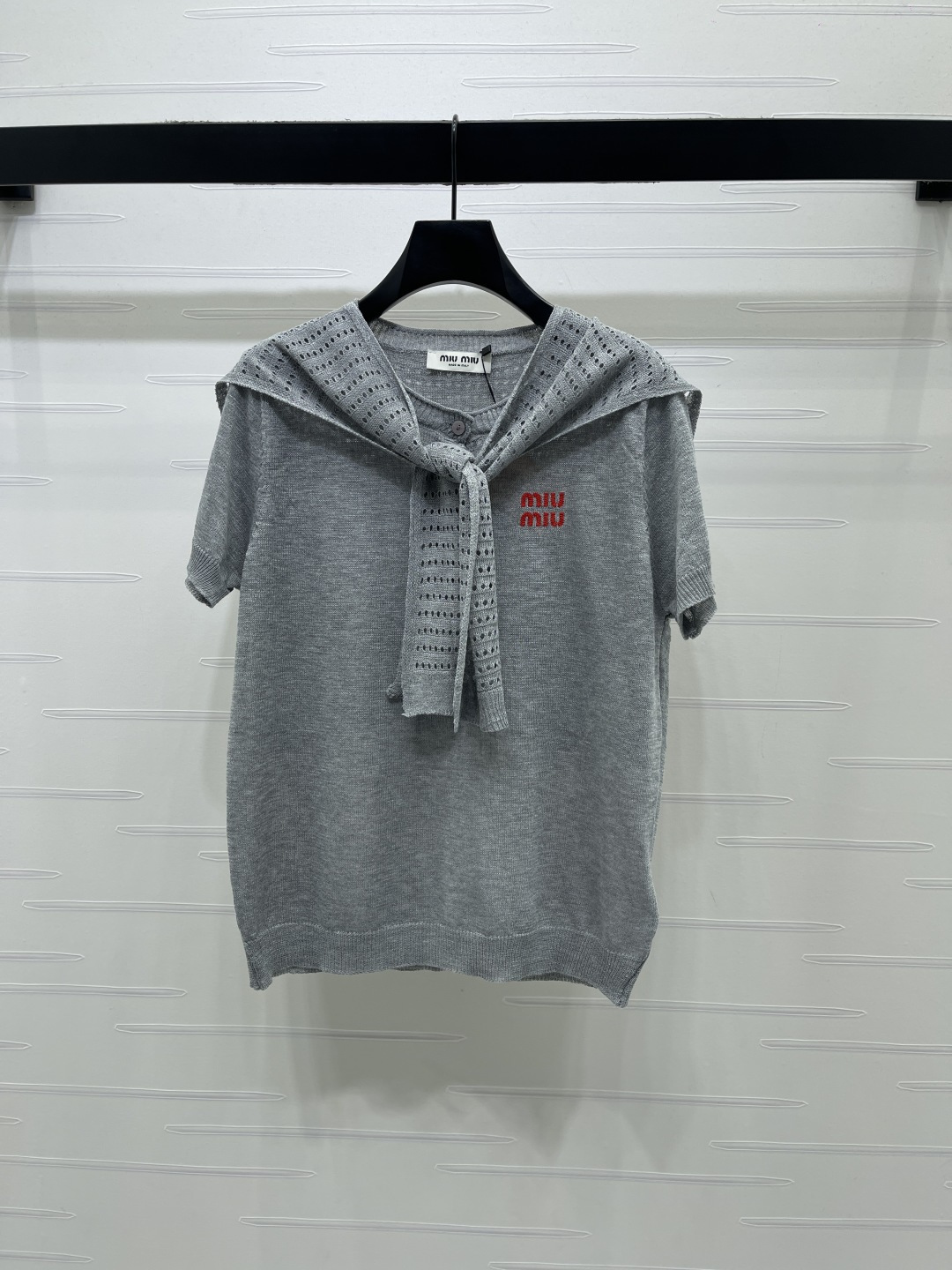 미우미우 여성 반팔 101683 Miu Miu T Shirt