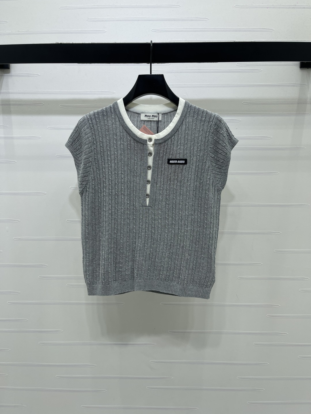 미우미우 여성 반팔 101685 Miu Miu T Shirt