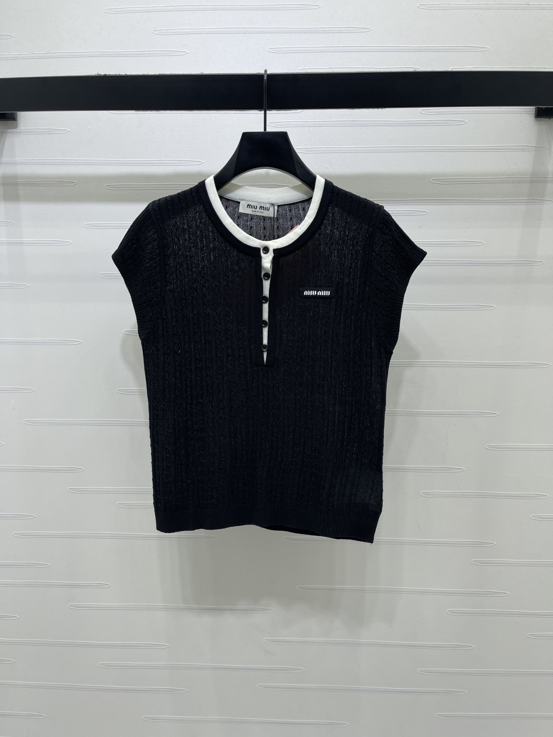 미우미우 여성 반팔 101686 Miu Miu T Shirt