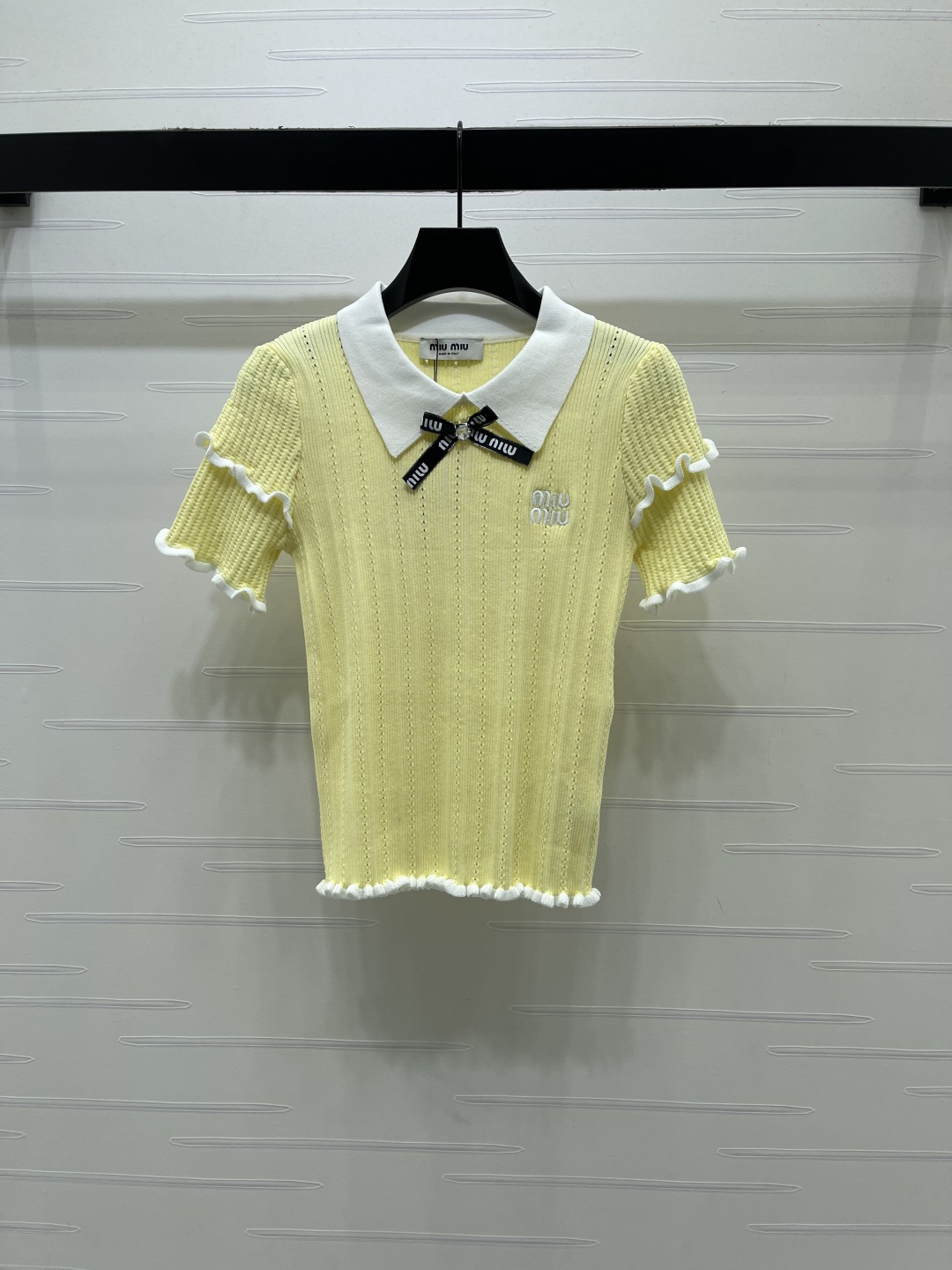 미우미우 여성 반팔 101661 Miu Miu T Shirt