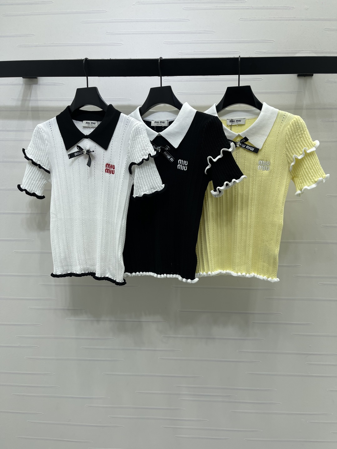 미우미우 여성 반팔 101663 Miu Miu T Shirt