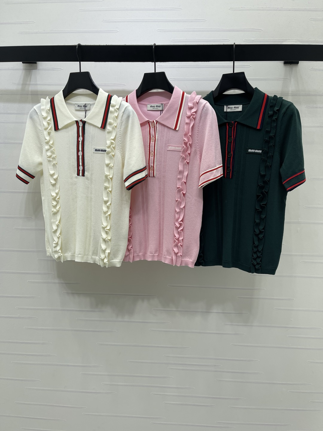 미우미우 여성 반팔 101648 Miu Miu T Shirt
