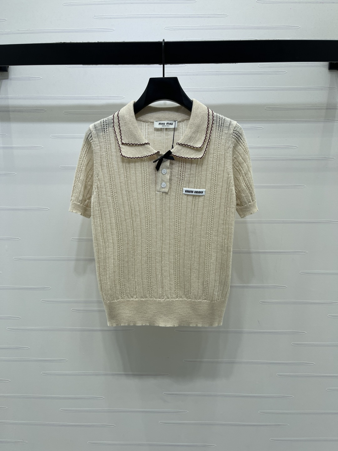 미우미우 여성 반팔 101626 Miu Miu T Shirt