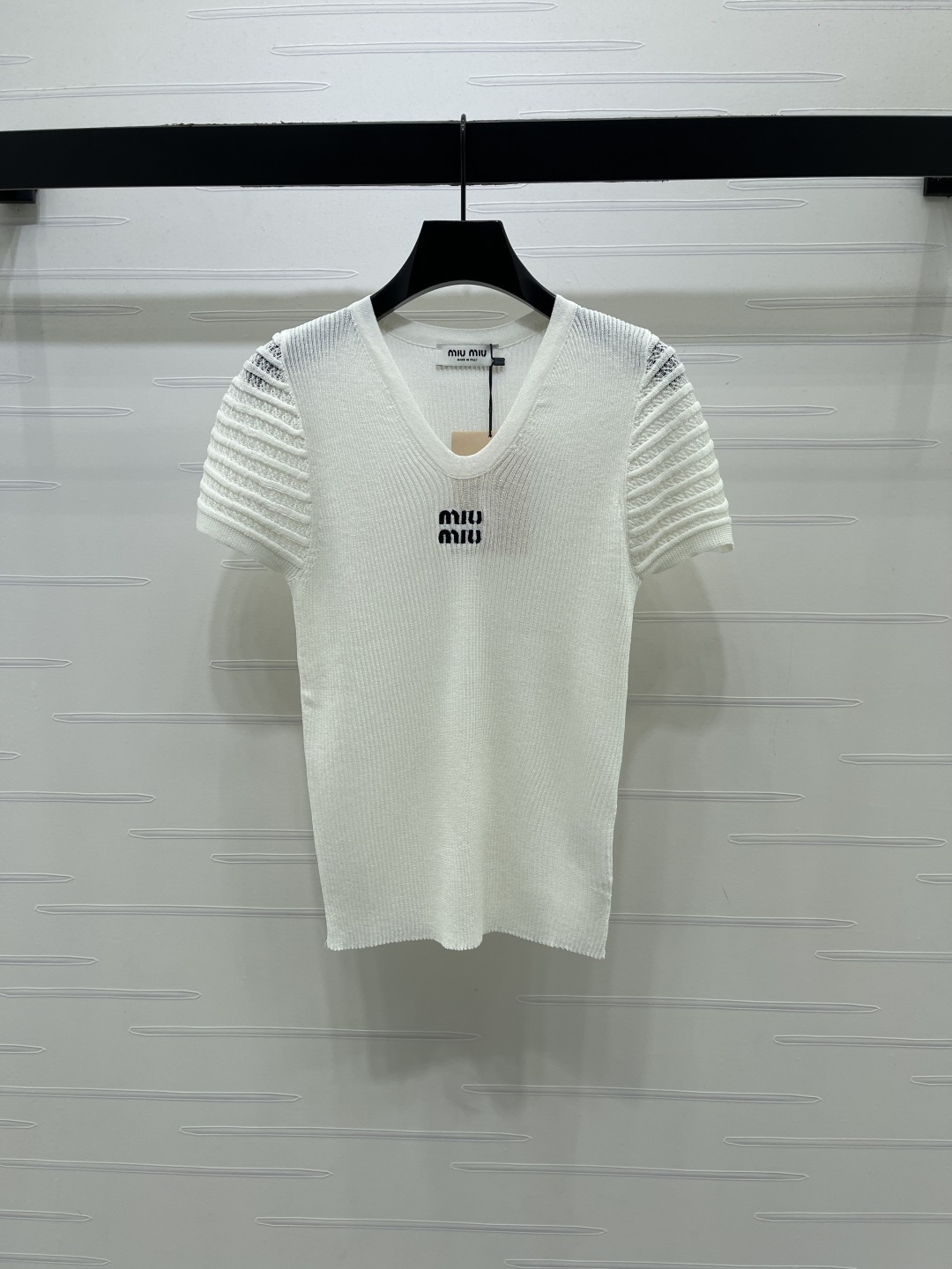 미우미우 여성 반팔 101598 Miu Miu T Shirt