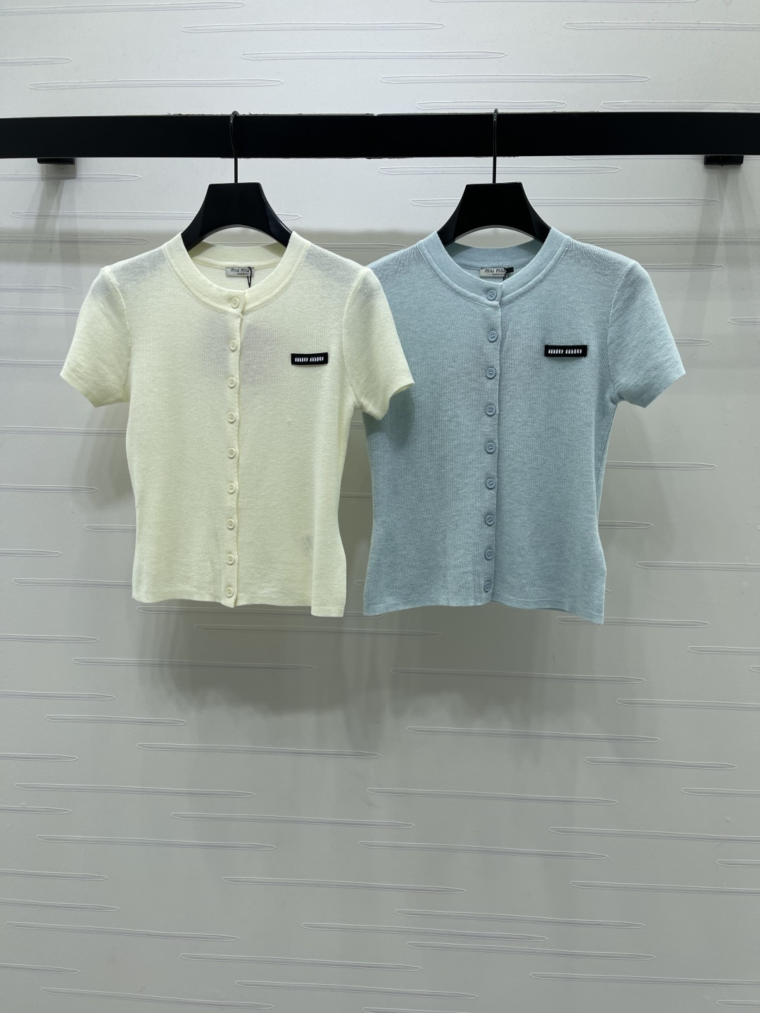미우미우 여성 반팔 101604 Miu Miu T Shirt