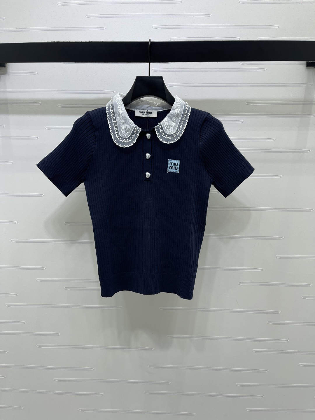미우미우 여성 반팔 101566 Miu Miu T Shirt
