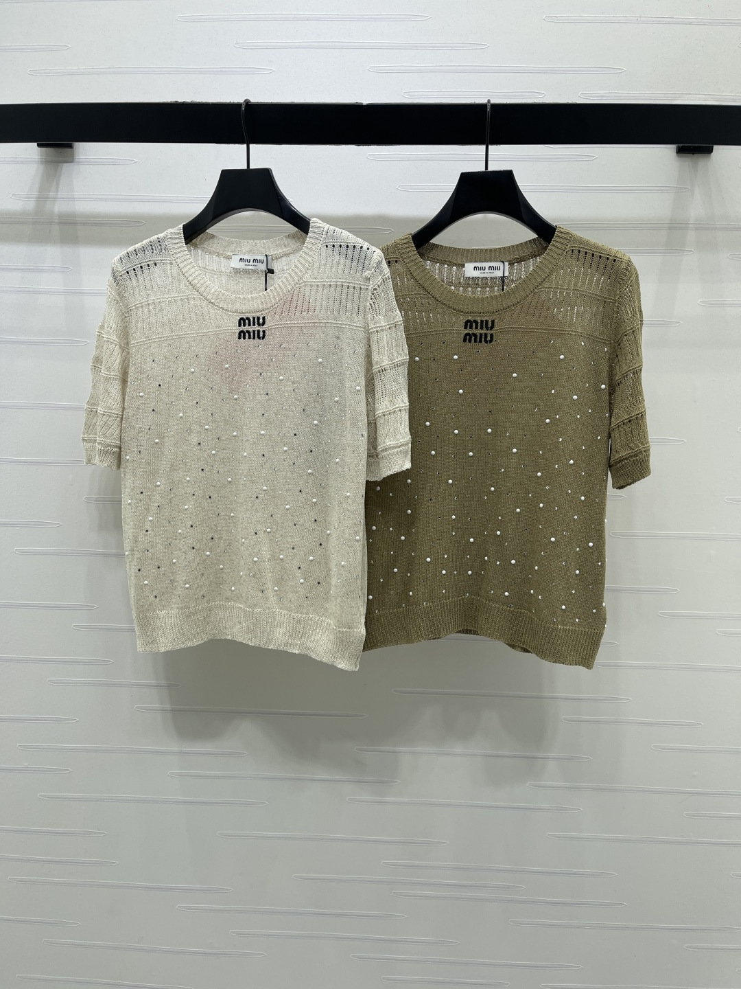 미우미우 여성 반팔 101533 Miu Miu T Shirt