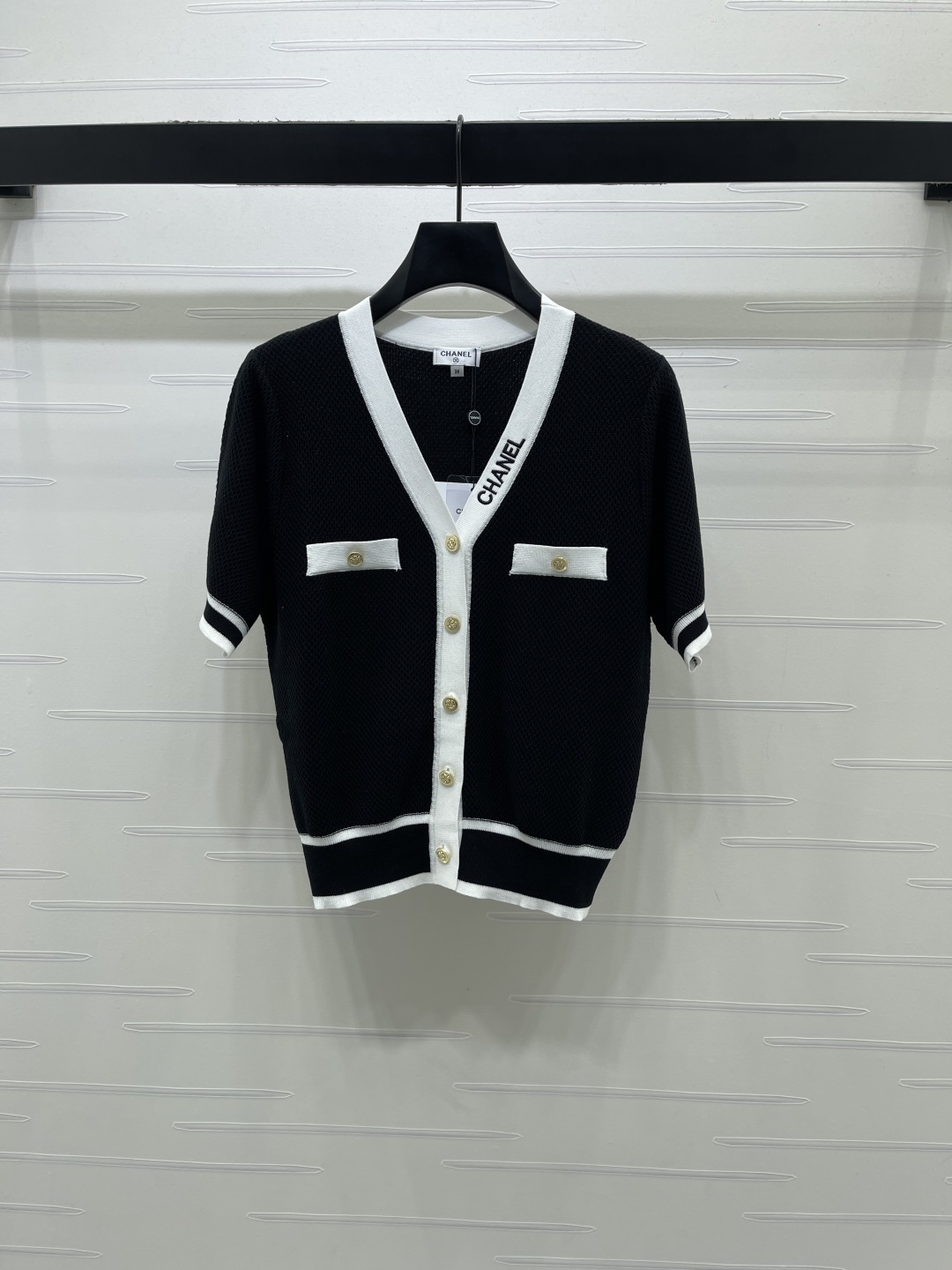 Кардиган женский вязаный с контрастной отделкой Chanel