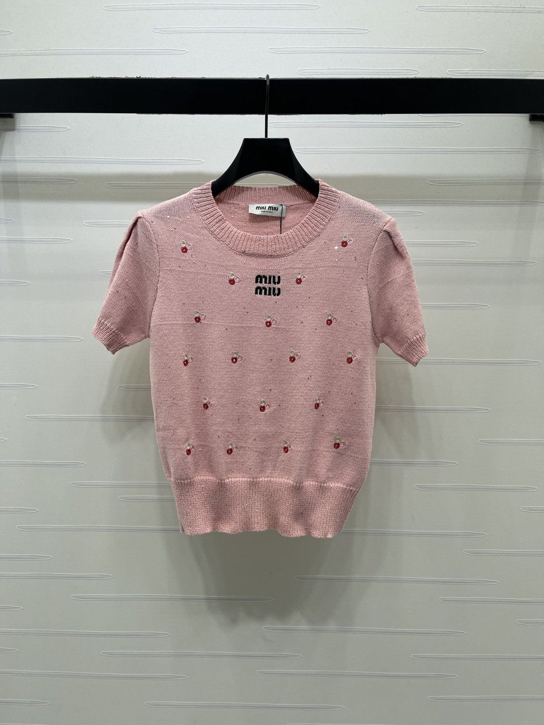 미우미우 여성 반팔 131636 Miu Miu T Shirt