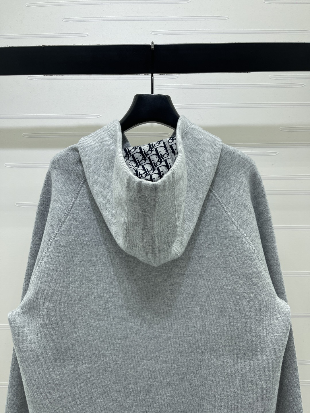 DIOR Embroidered Logo Reversible Hoodie Zip Jacket