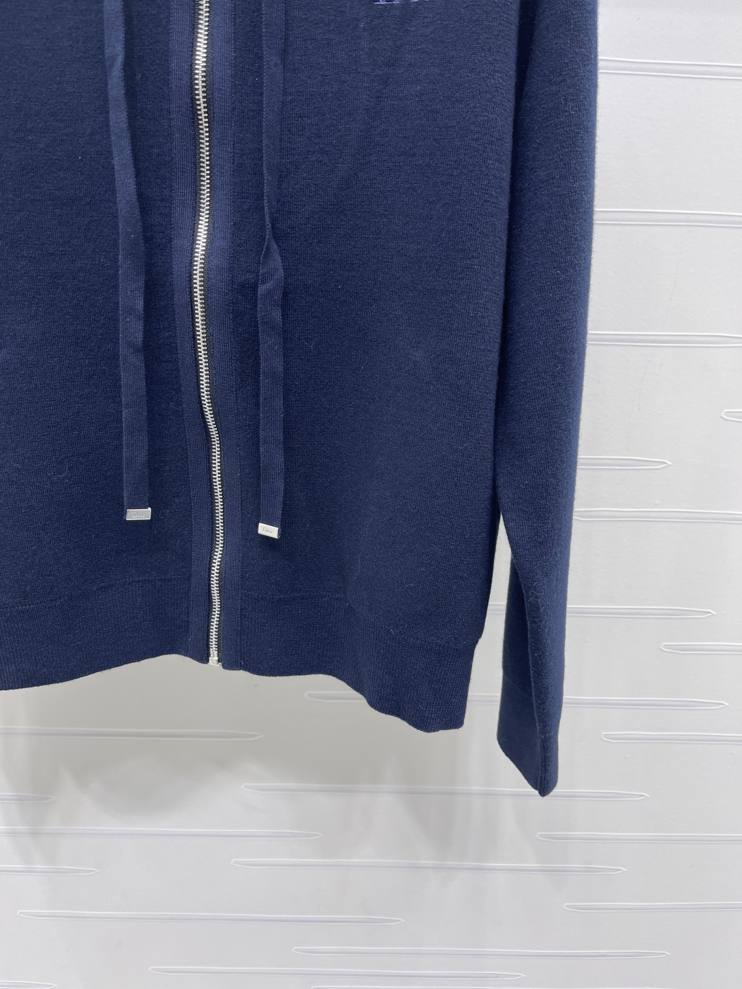 DIOR Navy Logo Embroidery Knit Tracksuit Set
