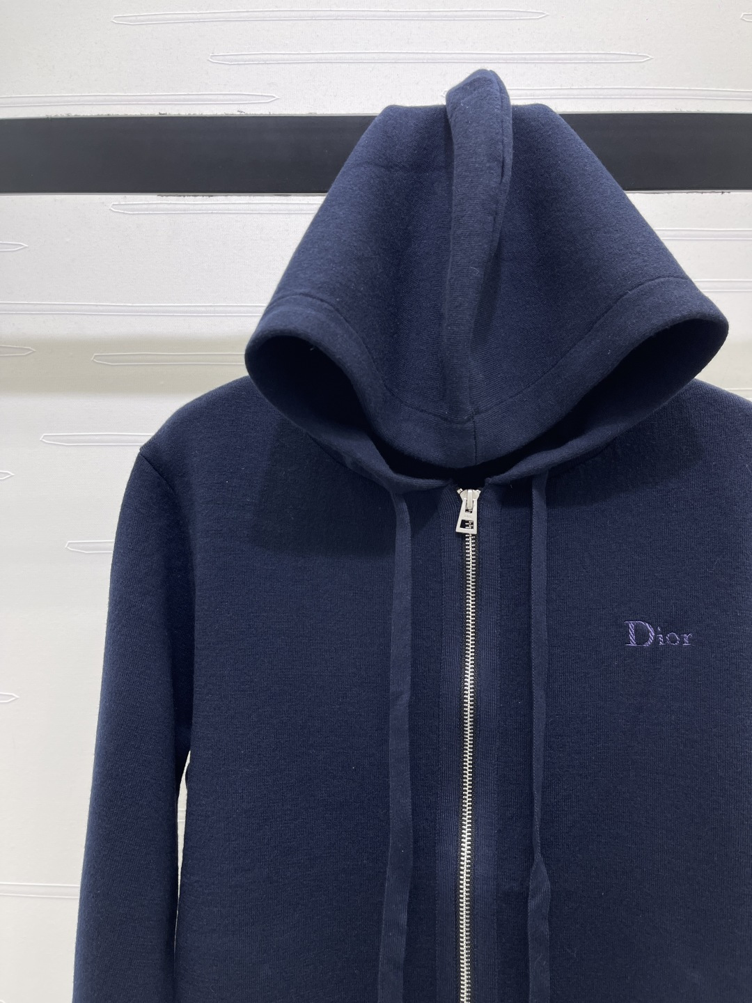 DIOR Navy Logo Embroidery Knit Tracksuit Set
