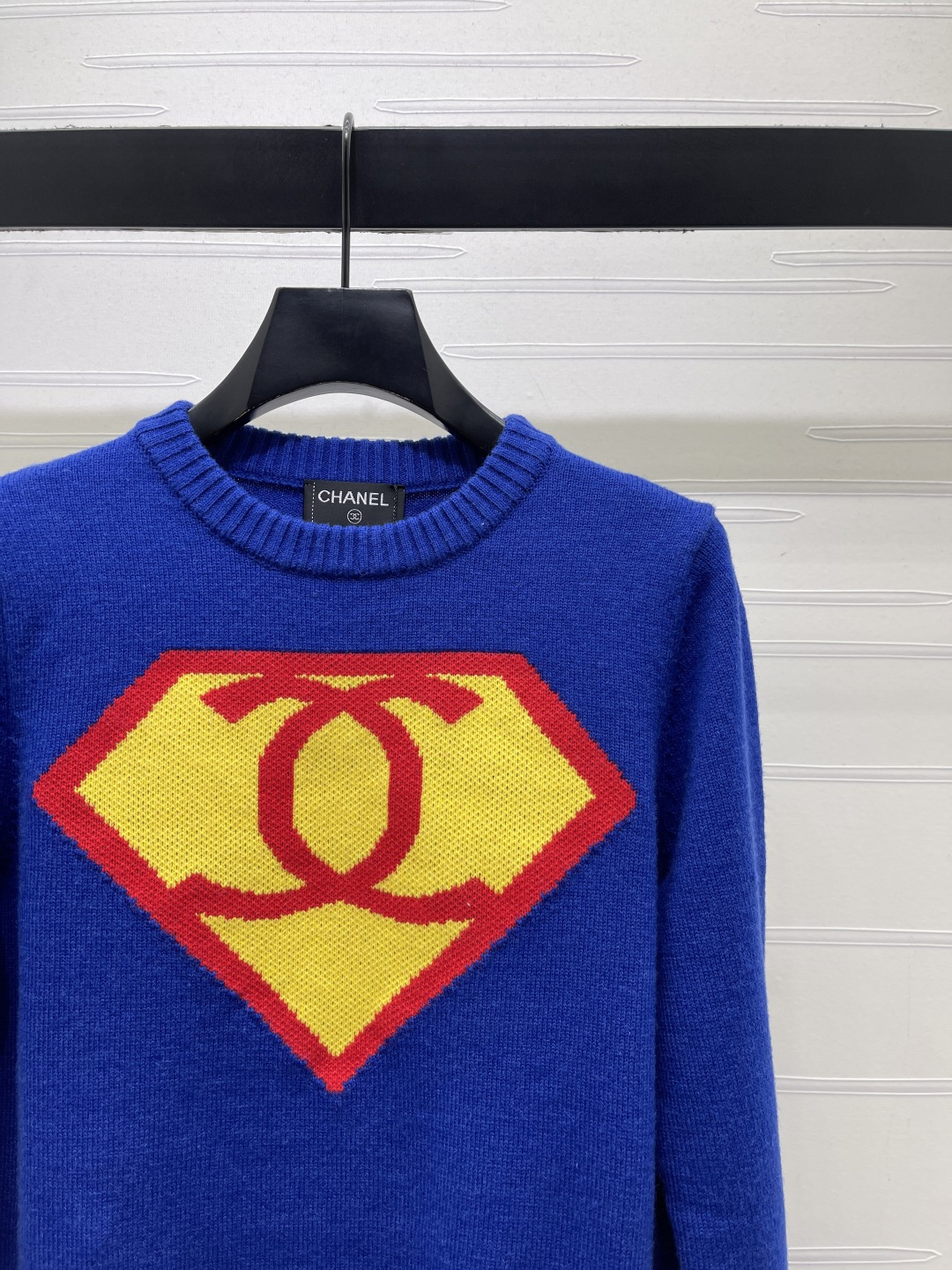 Chanel Superman Diamond CC Knit Sweater