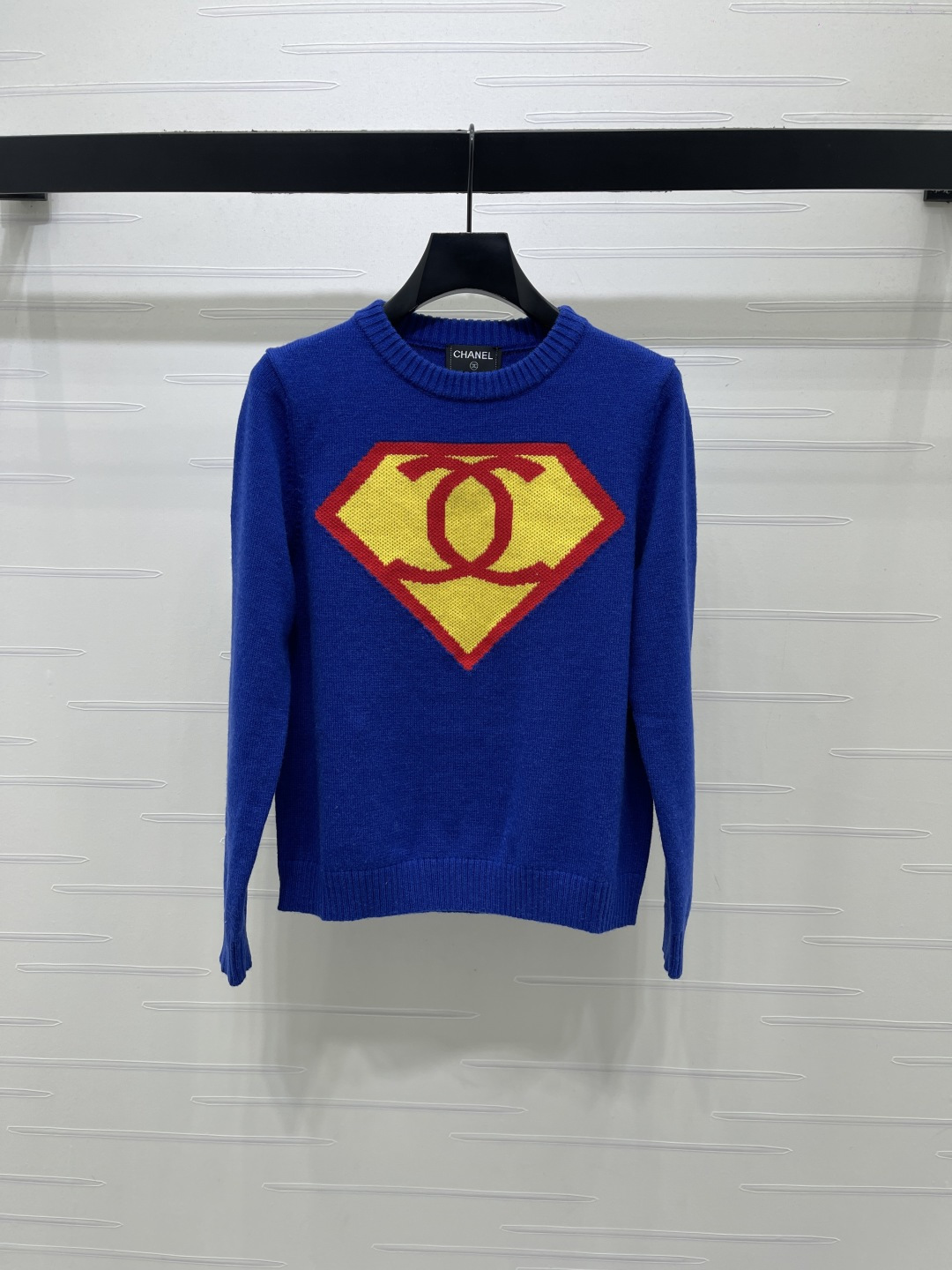 Chanel Superman Diamond CC Knit Sweater