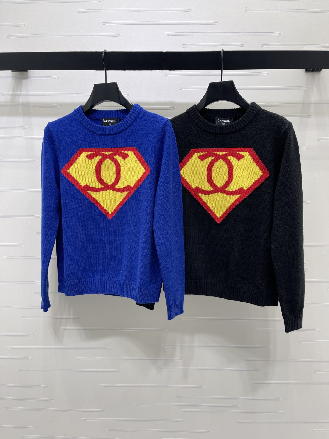 Chanel Superman Diamond CC Knit Sweater