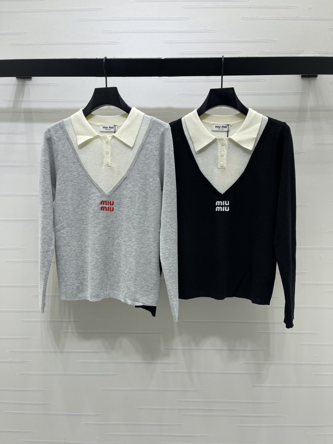 📣 MiuMi* 2026 𝑝𝑜𝑙𝑜 V 👌2️⃣ S-M-L3⃣️ A706B330C Novità Manica lunga lunga Maglione
