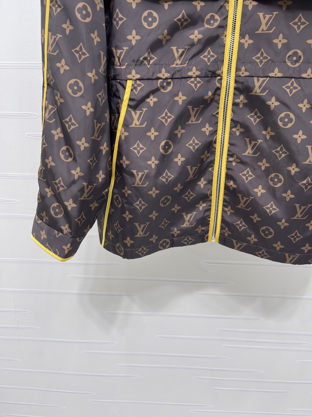 louis vuitton monogram nylon hooded jacket
