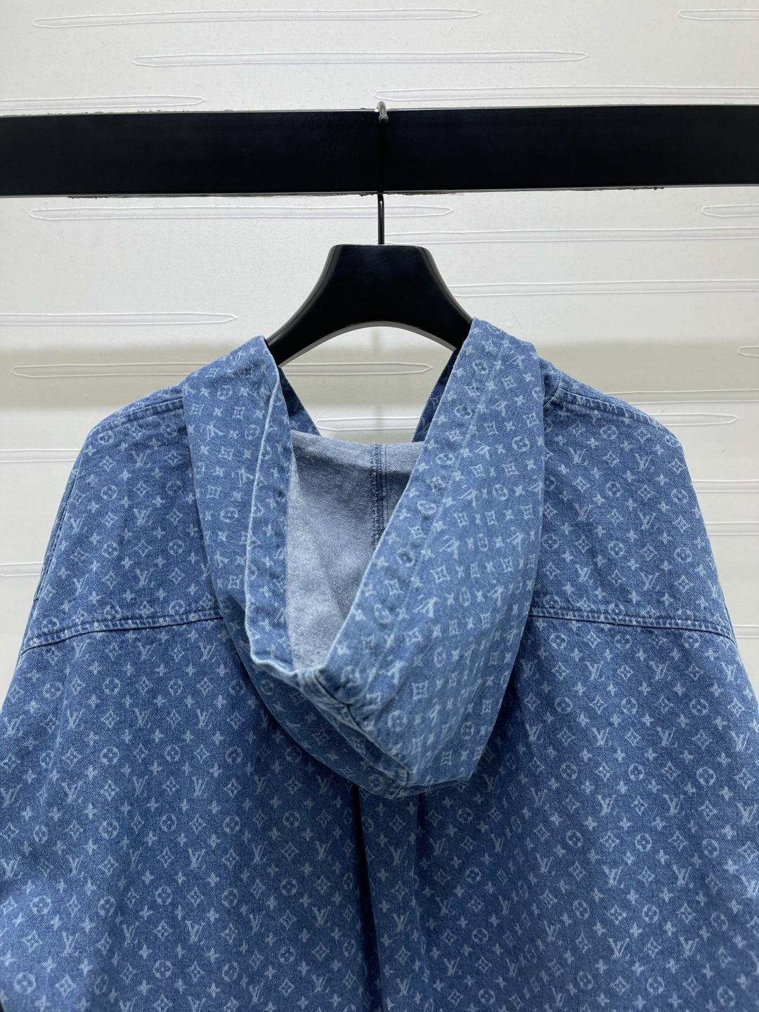 louis vuitton monogram denim zip hoodie