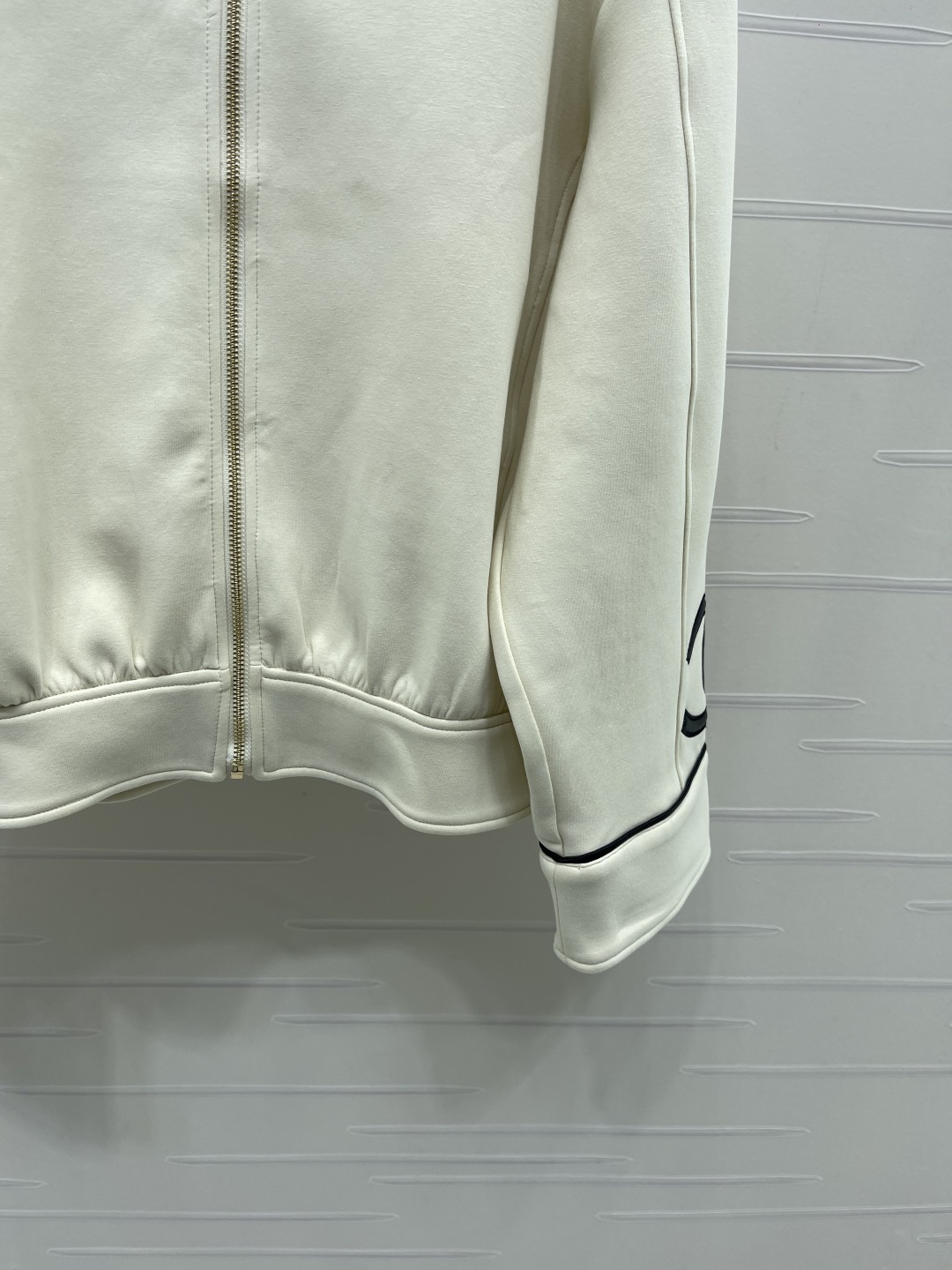 chanel double c embroidered zip jacket pants set