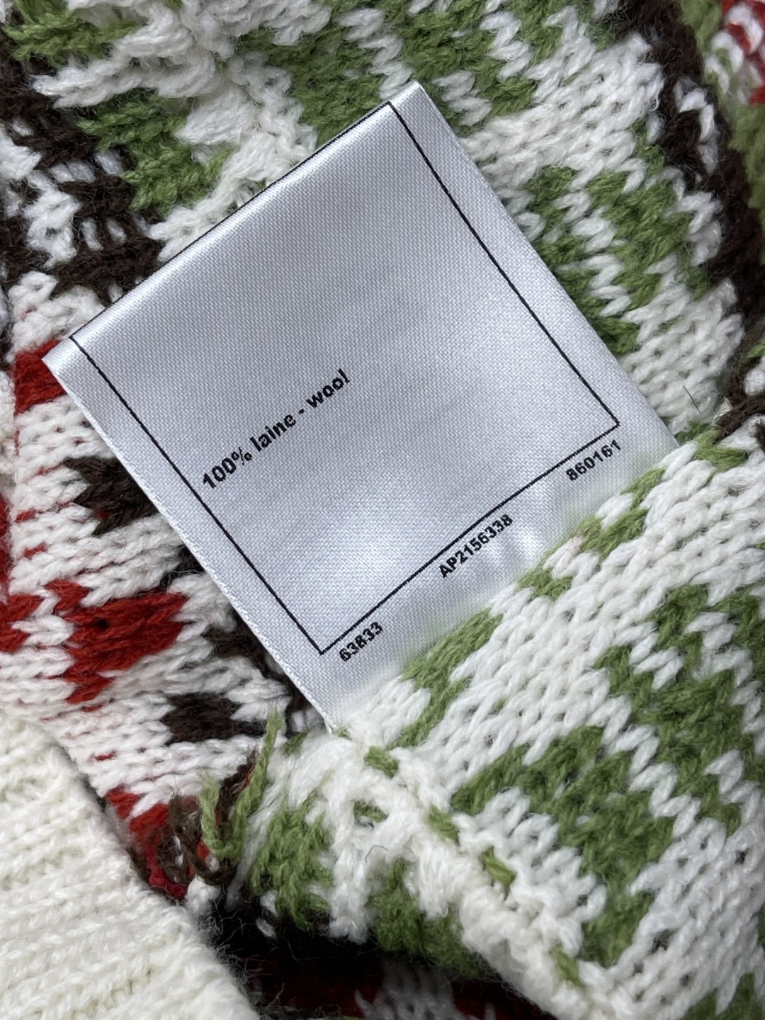 chanel snowflake jacquard knit cardigan