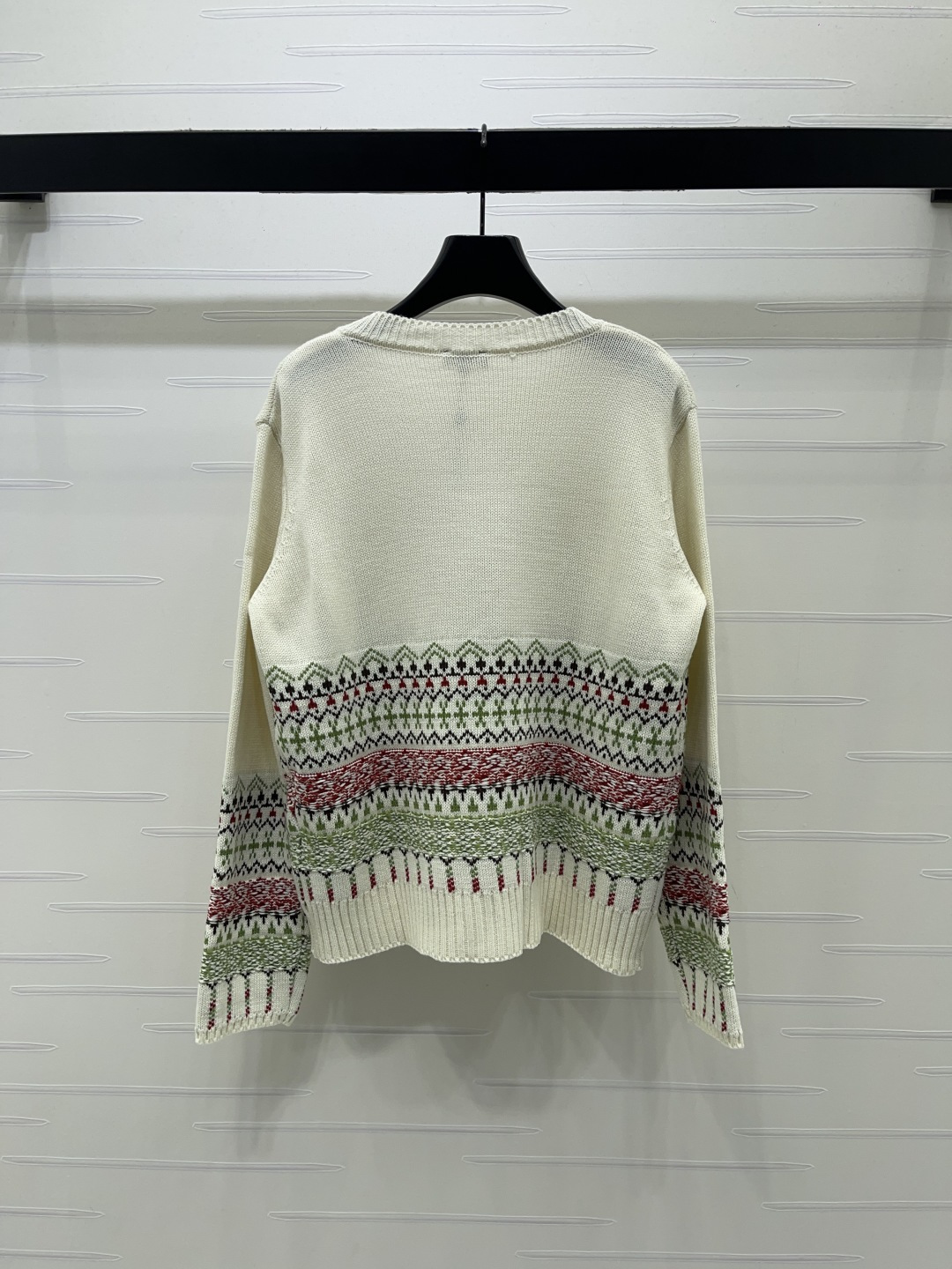 chanel snowflake jacquard knit cardigan