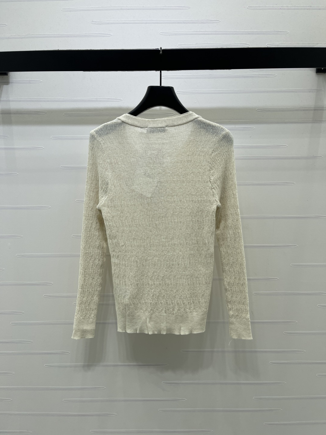 V-Neck Button Detail Sweater